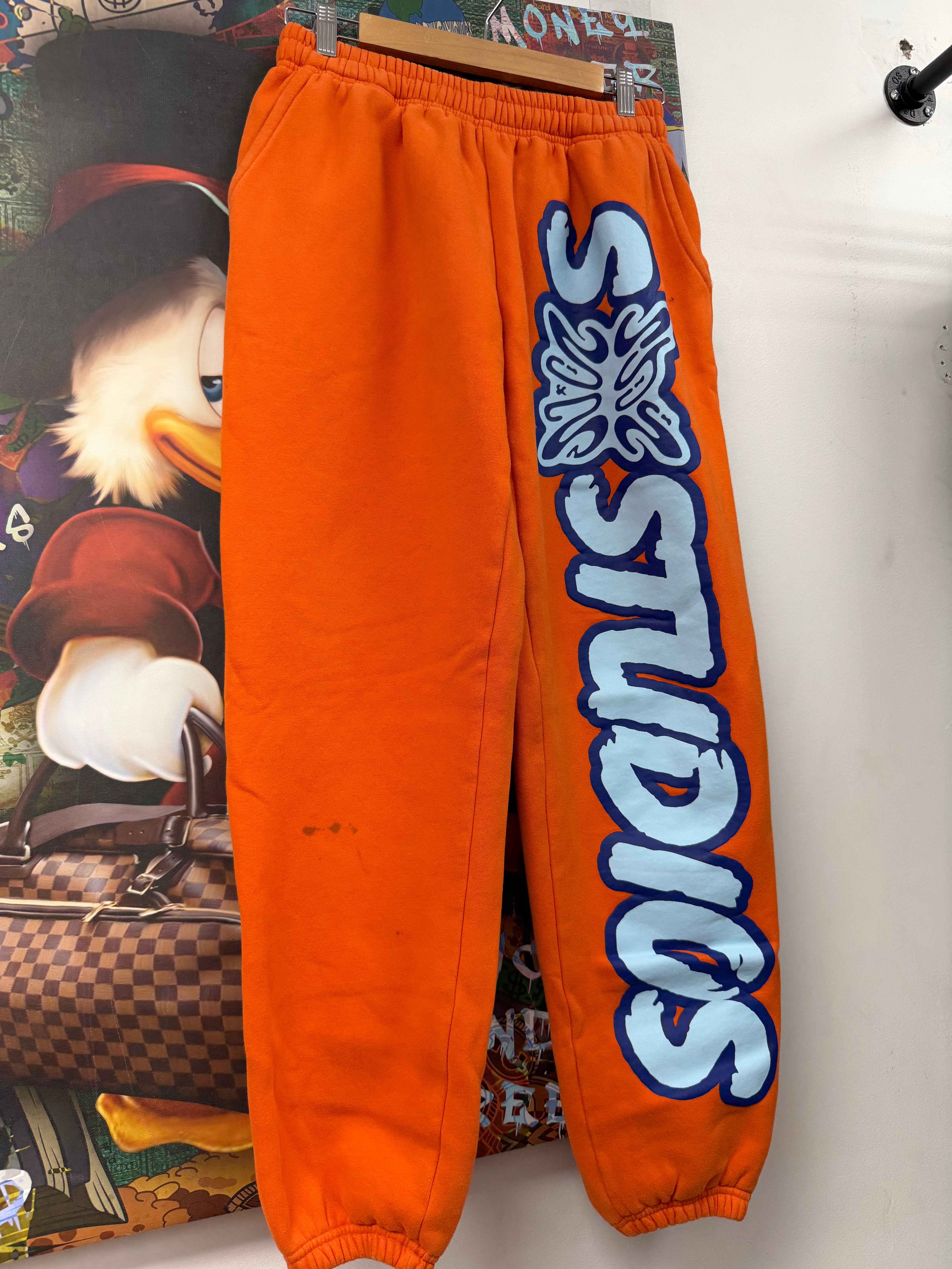 SB Studios Orange Blue Sweatsuit