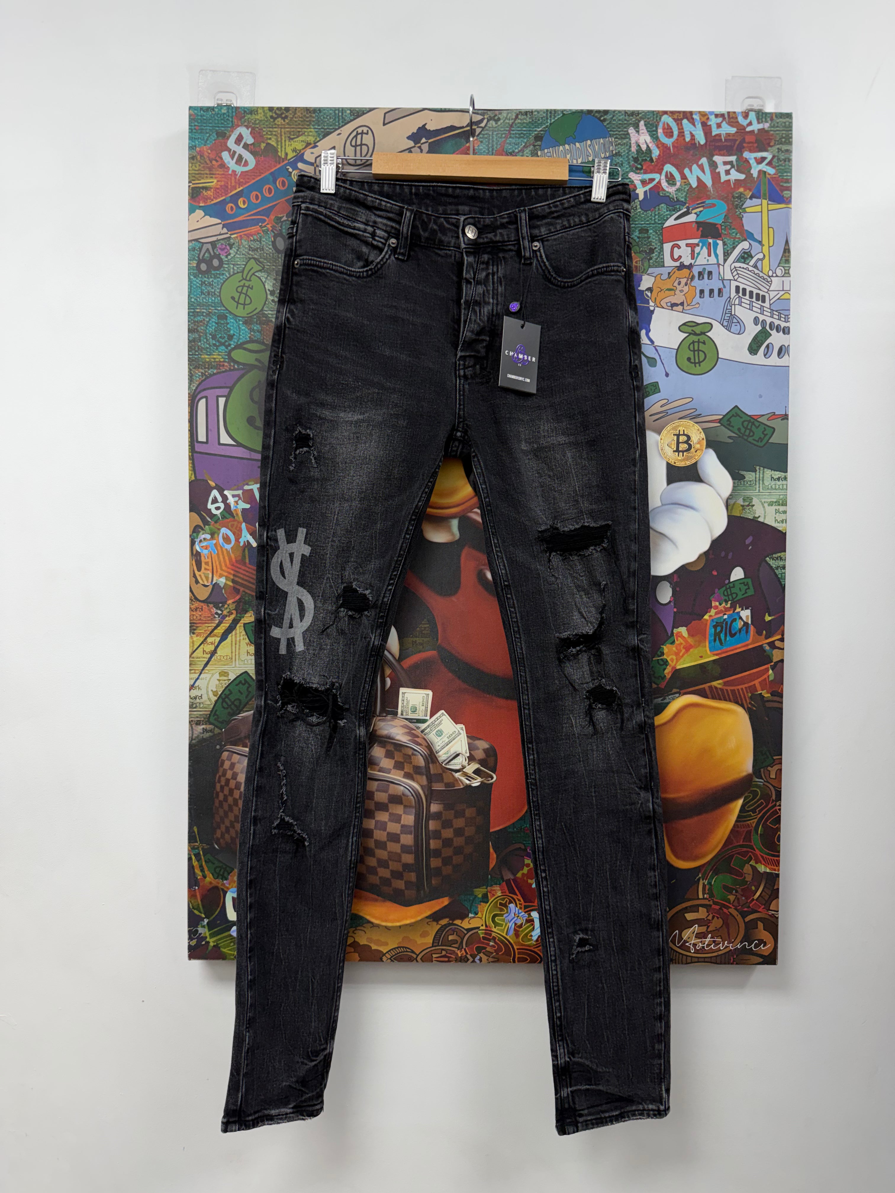 Ksubi Black Wash XS Jeans