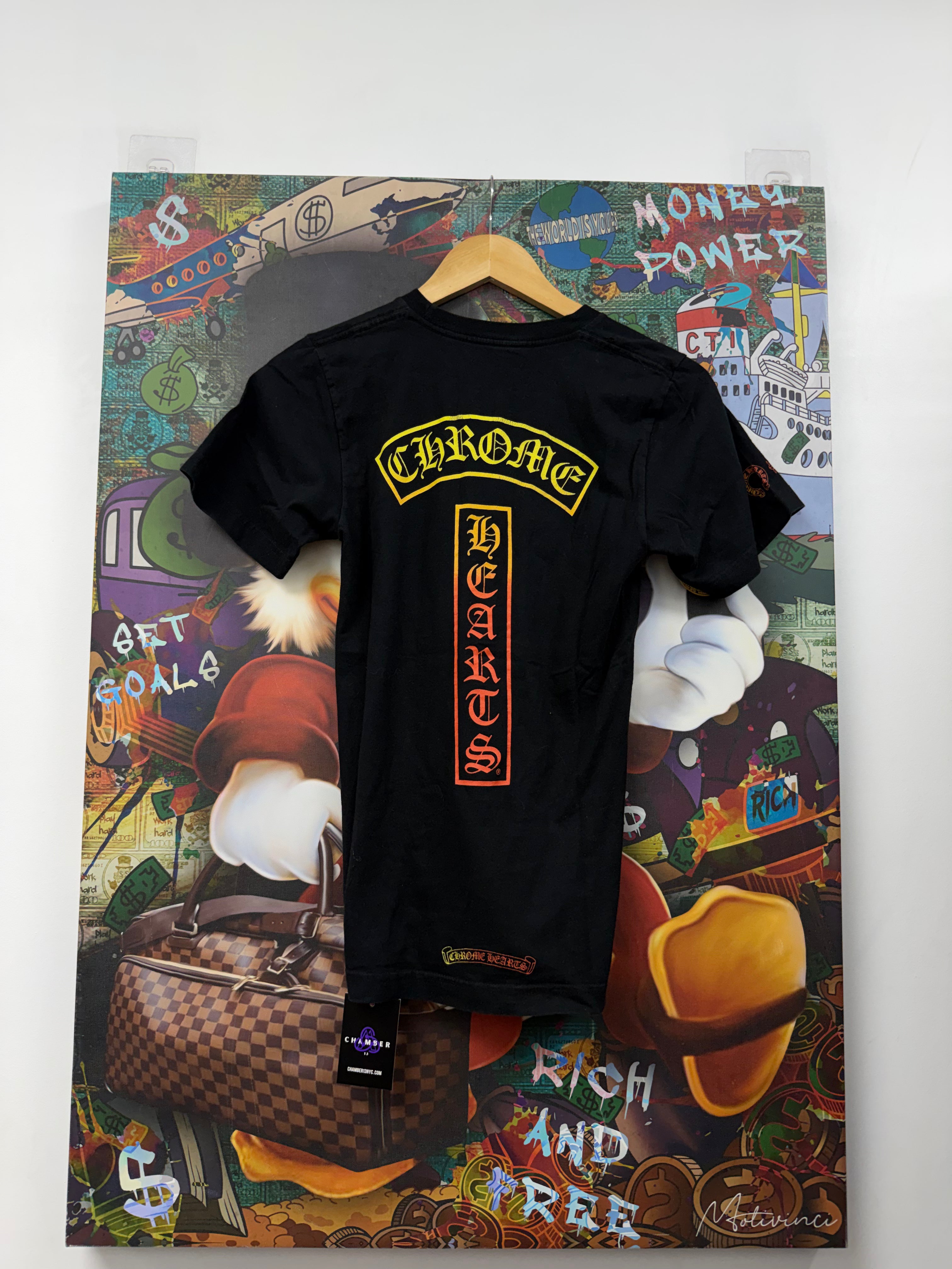 Chrome  Hearts Black Gradient T Bar Tee