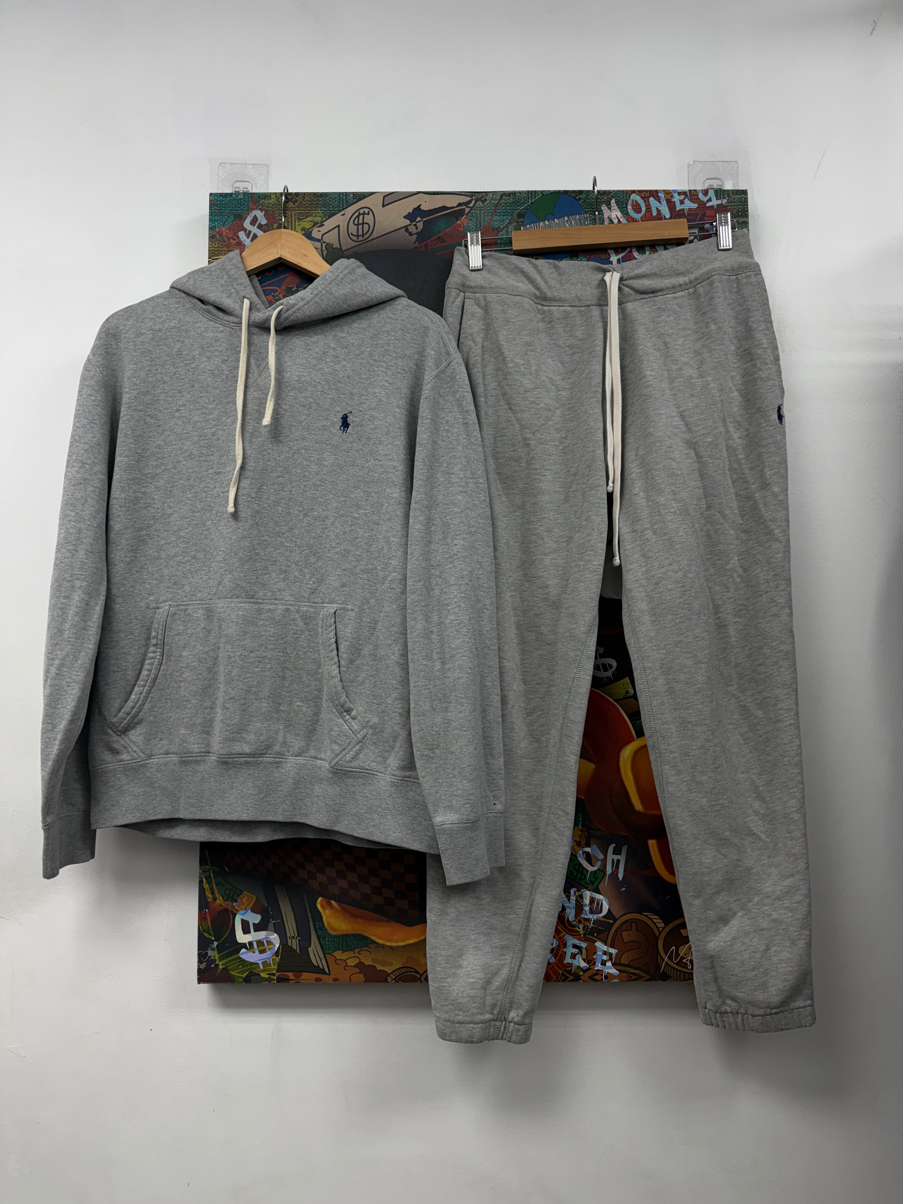 Polo Ralph Lauren Grey Navy Sweatsuit