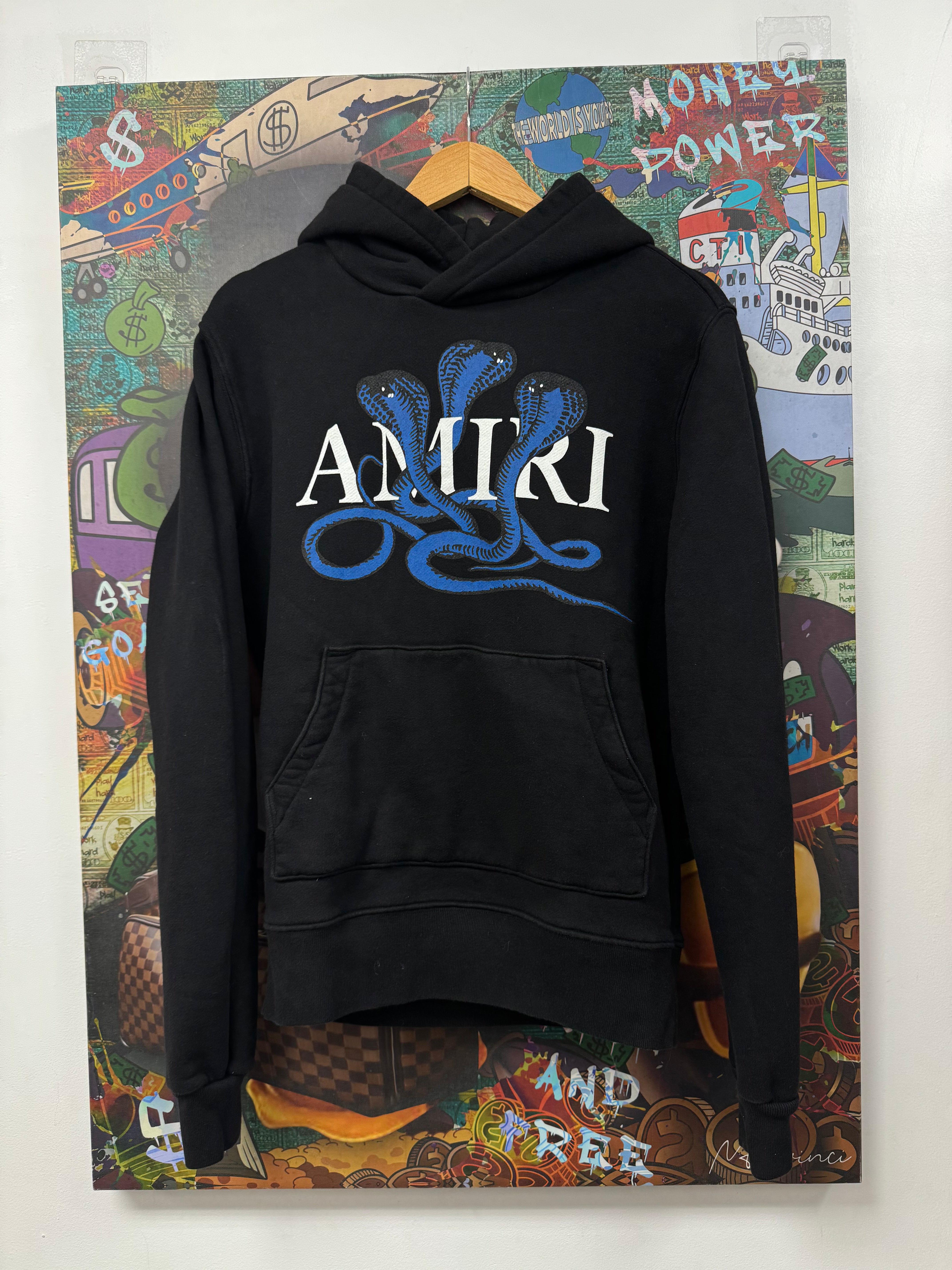 Amiri Black Cobra Hoodie
