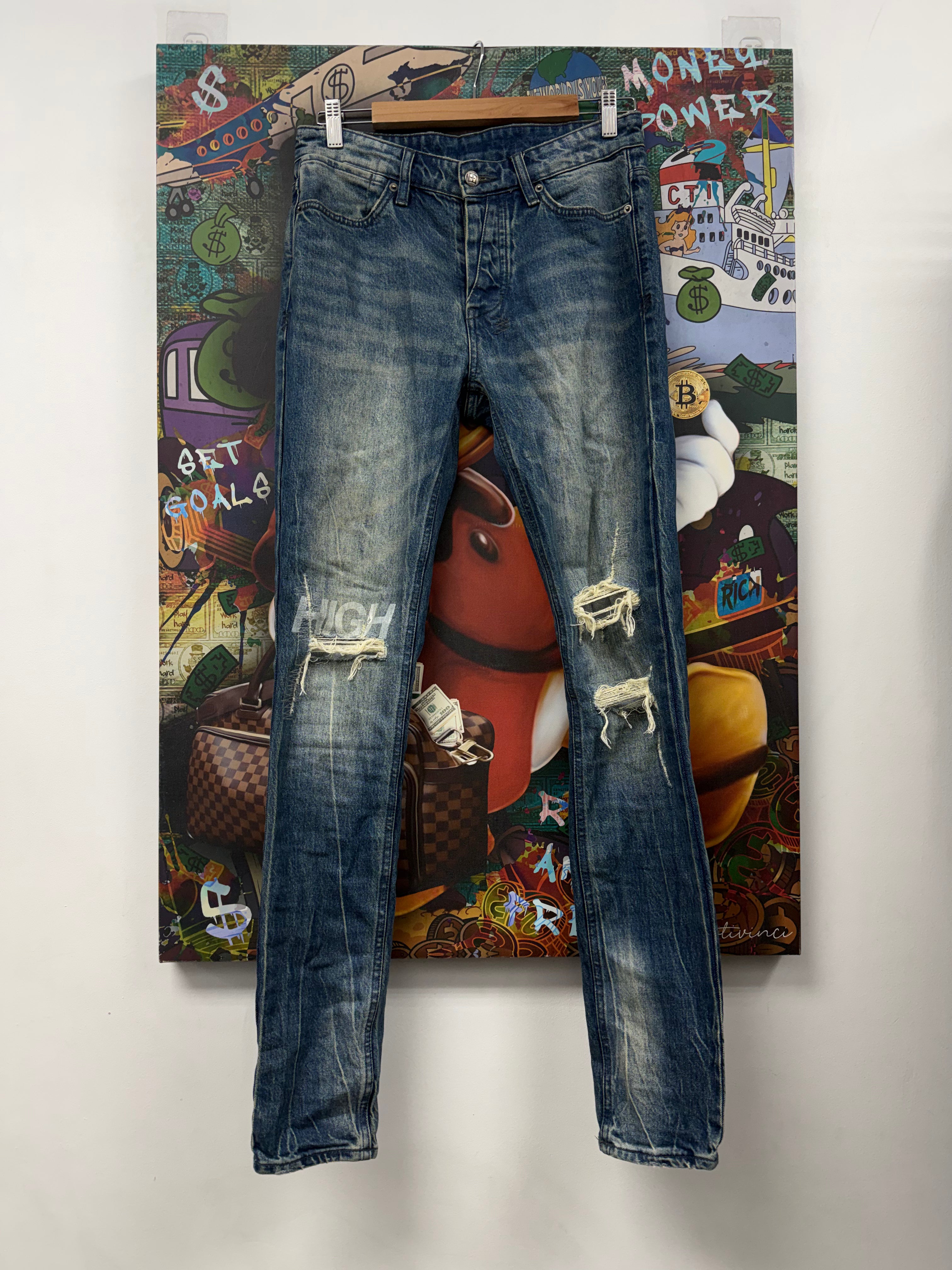 Ksubi Navy Wash Jeans