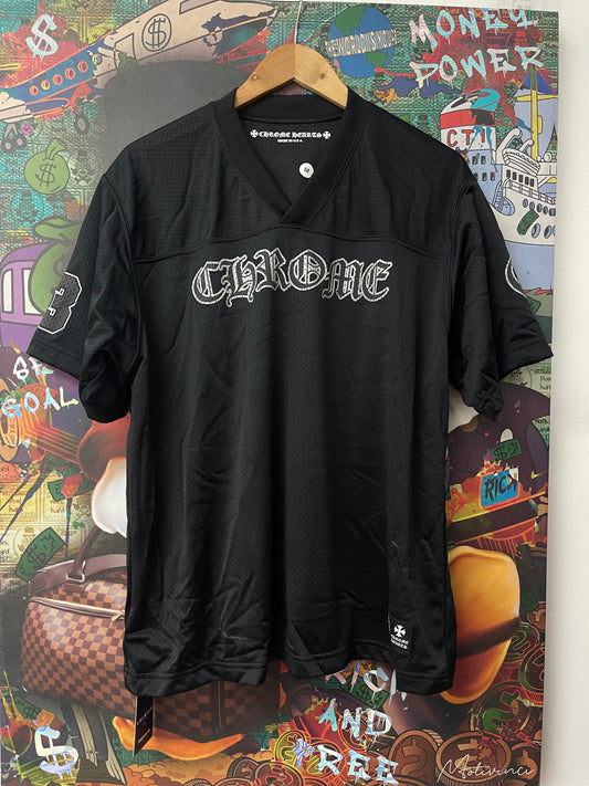 Chrome Hearts Short Sleeve Jersey Black New
