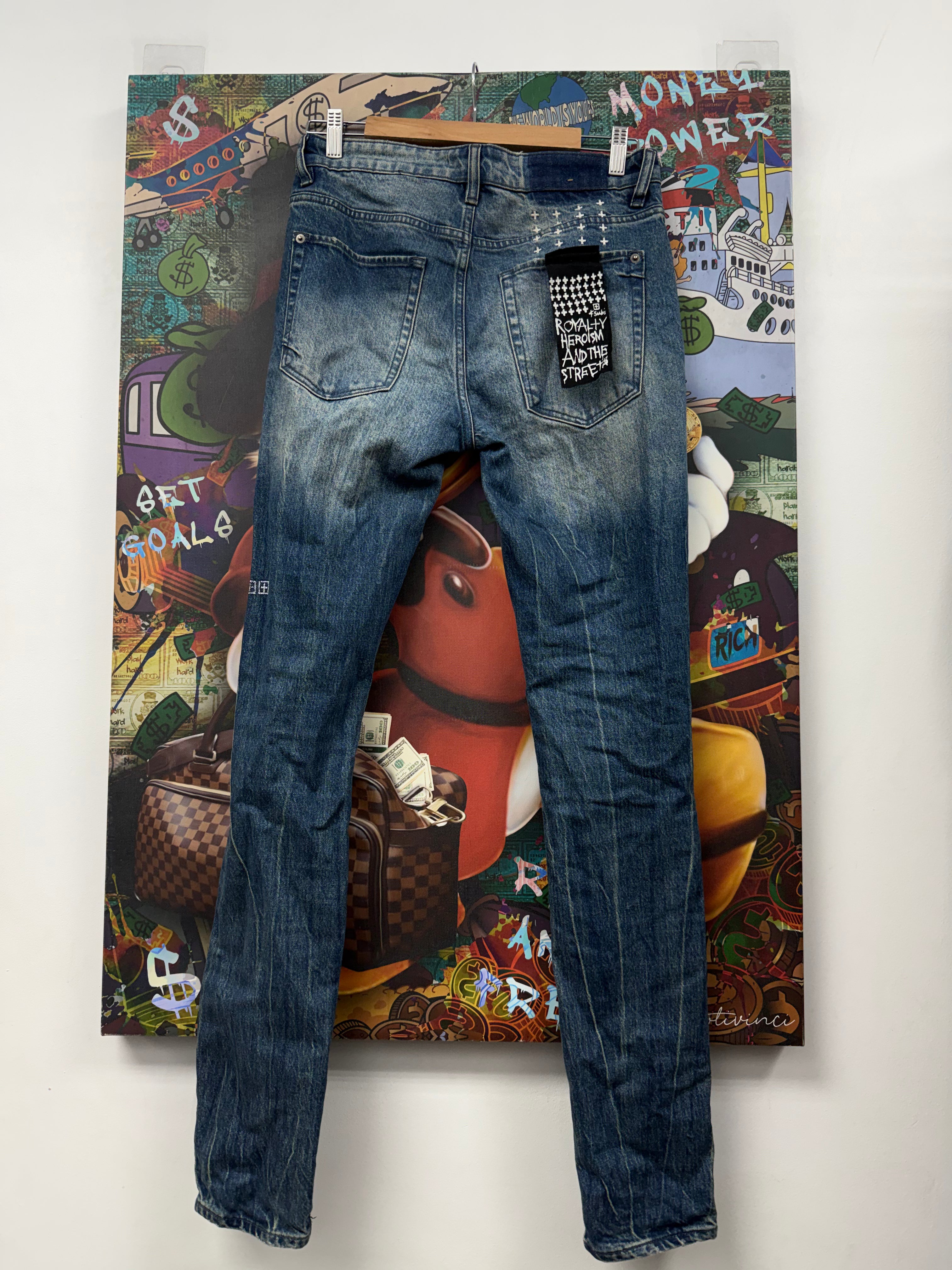 Ksubi Navy Wash Jeans