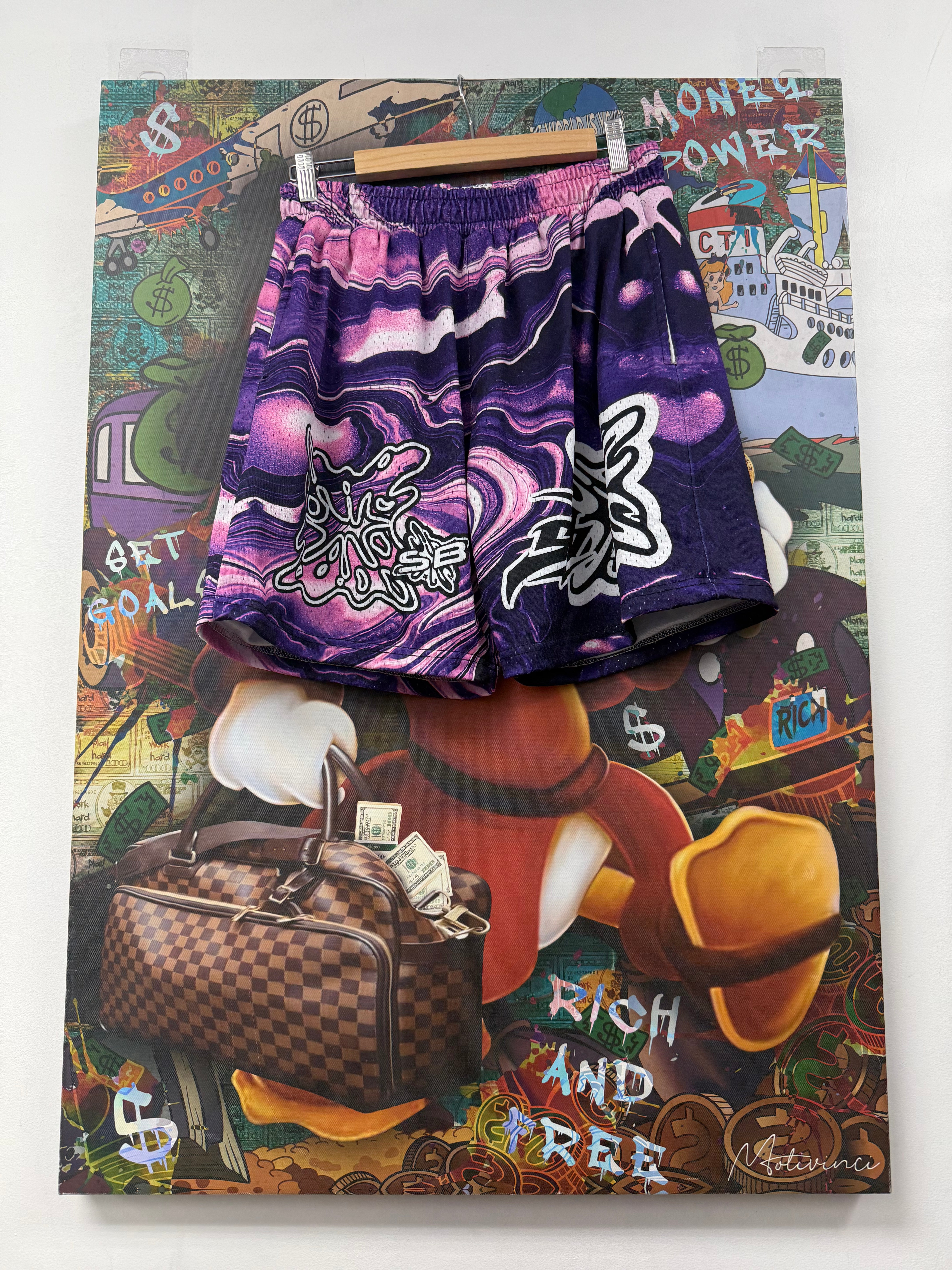 SB Studios Purple Shorts