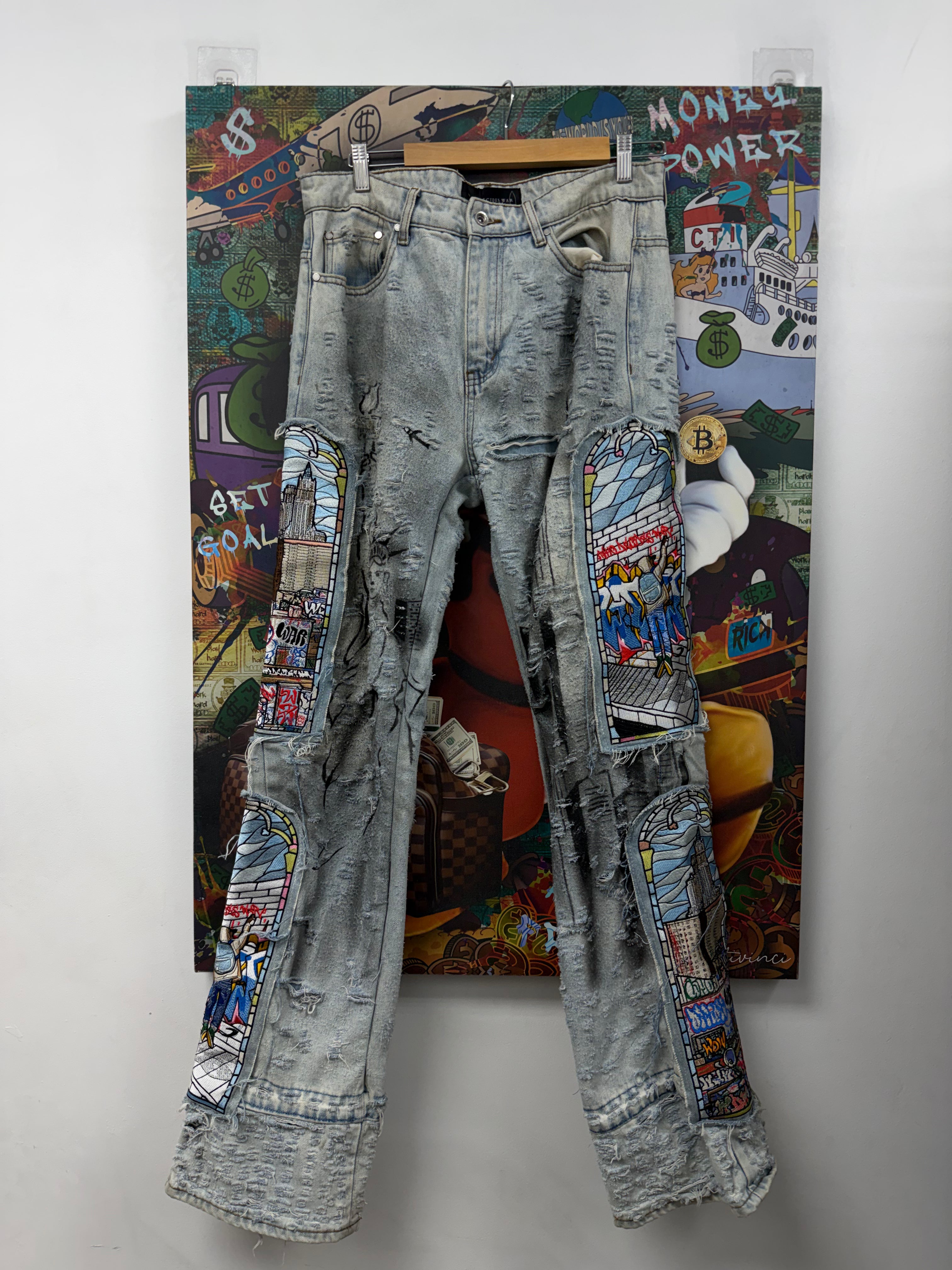 Who Decides War Hit Graffiti Jeans