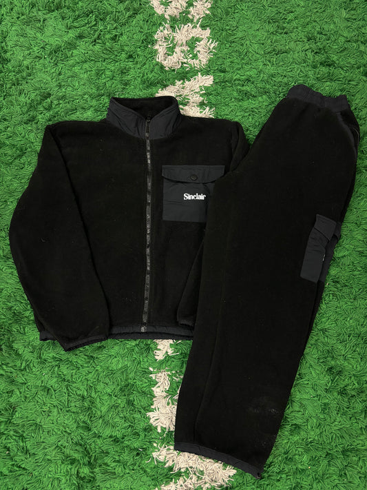 Sinclair Fleece Track Suit Black Used Medium