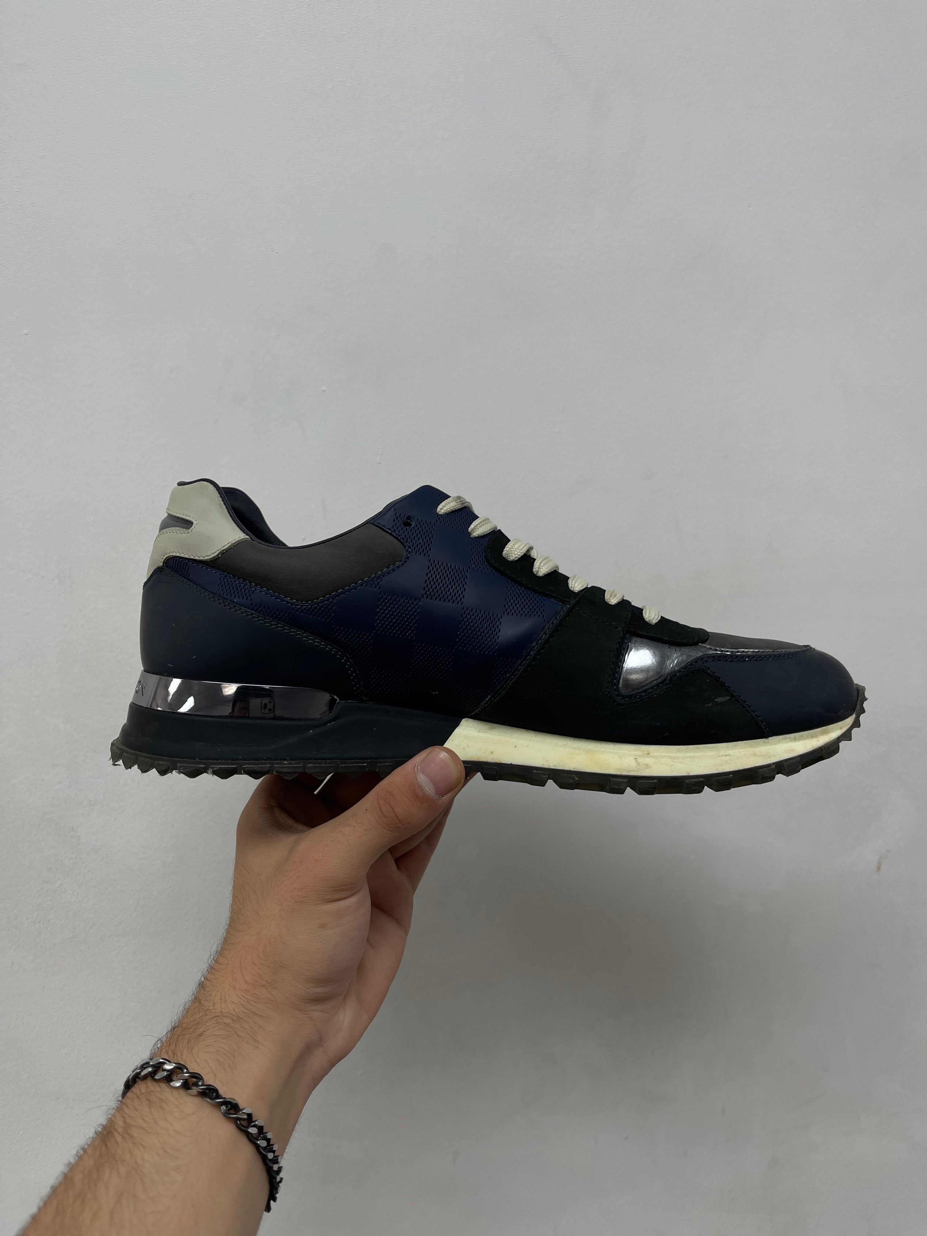 Louis Vuitton Navy Damier Runaway Sneakers