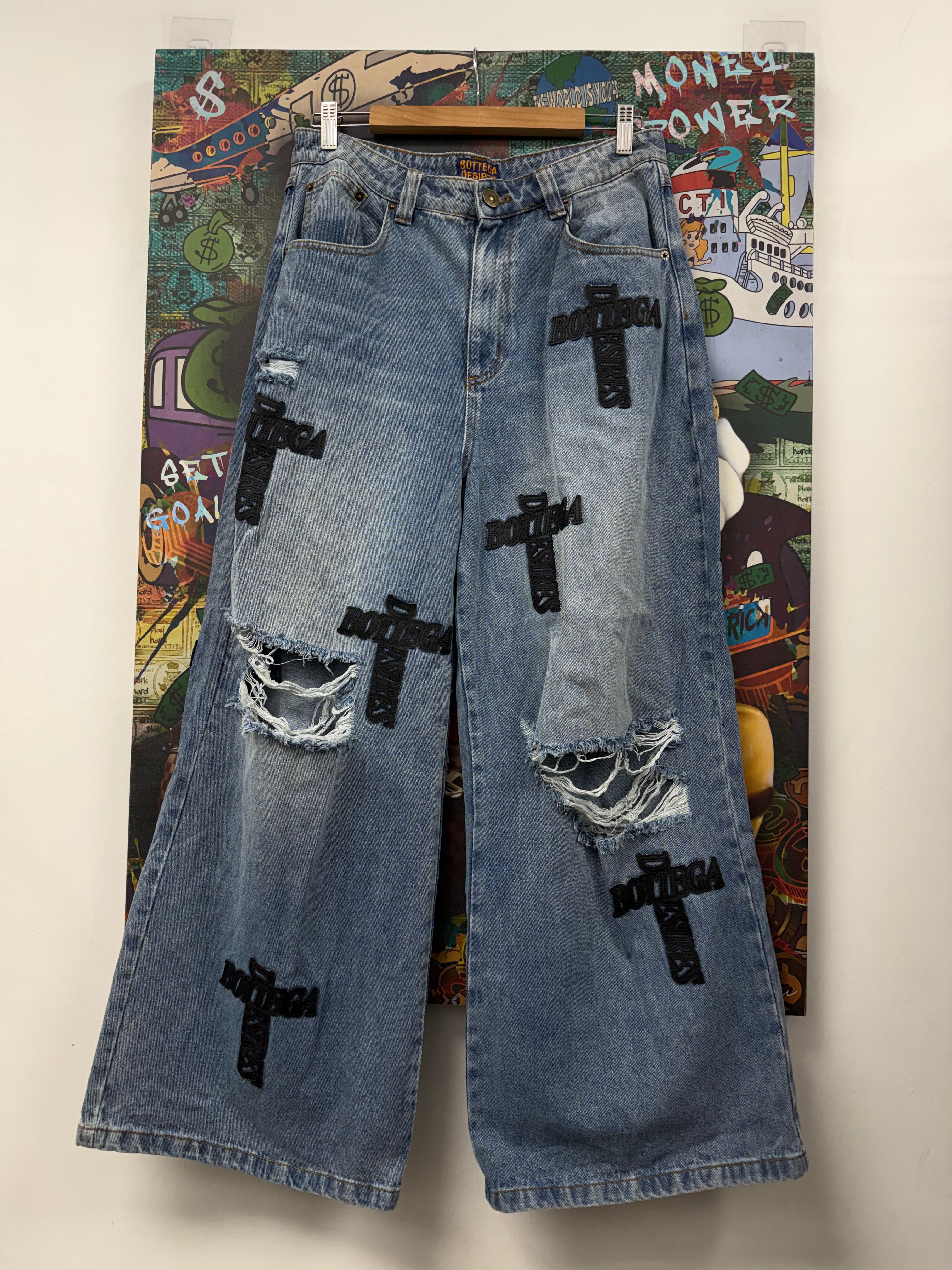 Bottega Desires Light Wash Holy Grail Jeans
