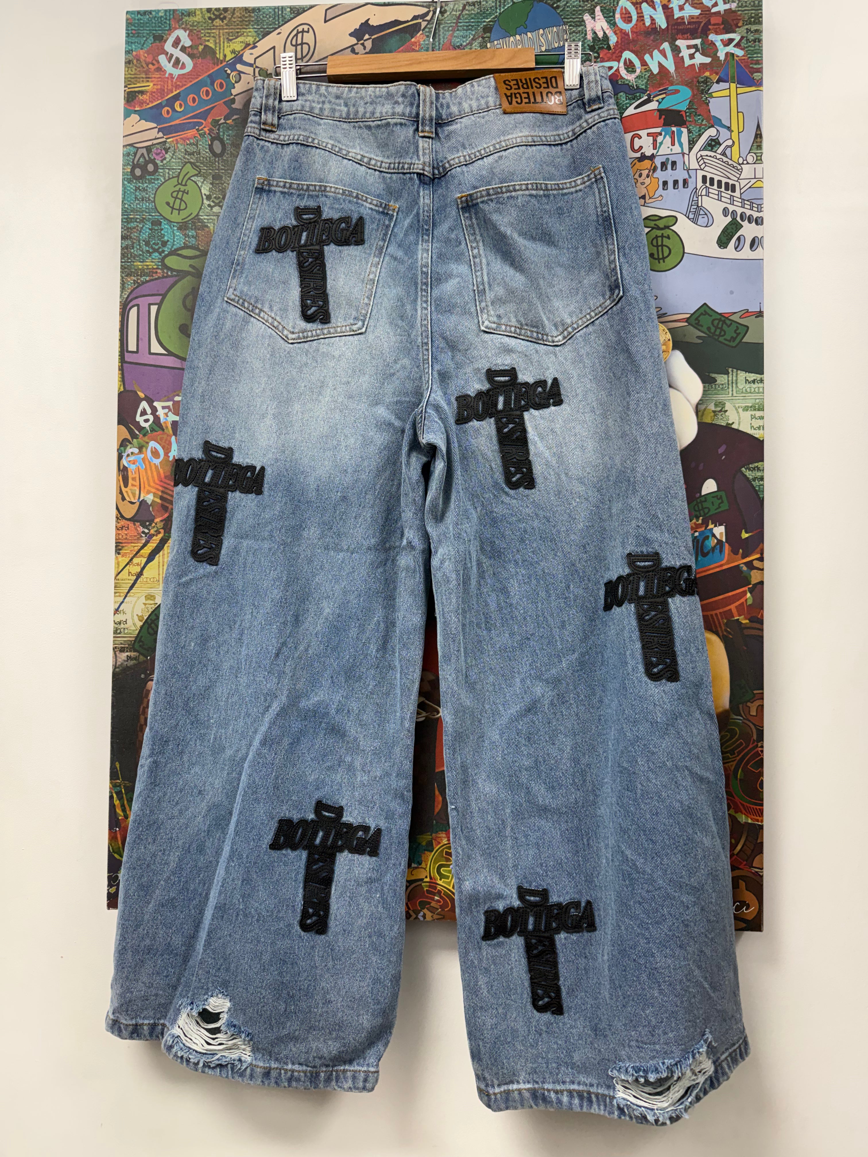 Bottega Desires Light Wash Holy Grail Jeans
