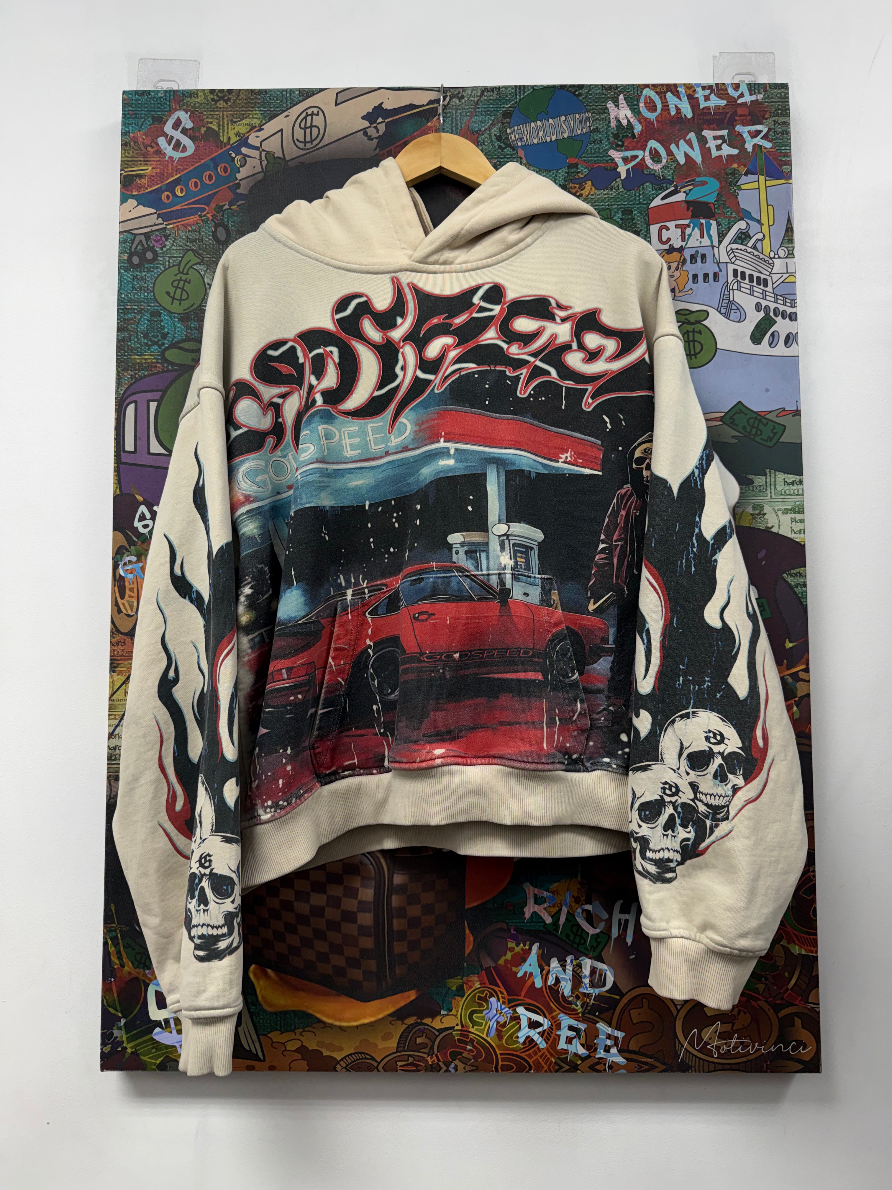 Godspeed Cream Pit Stop Hoodie