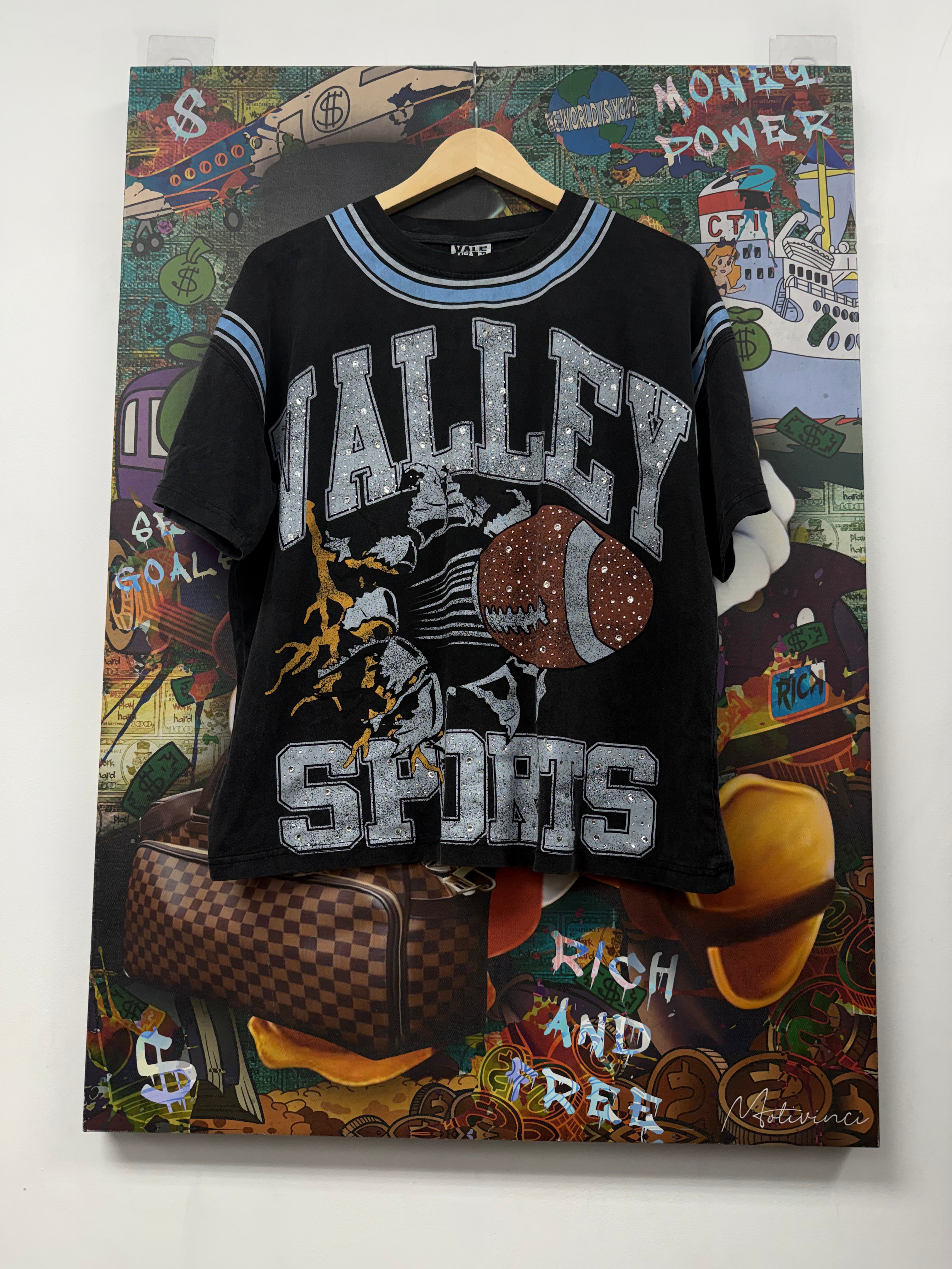 Vale Black Classic Bling Tee