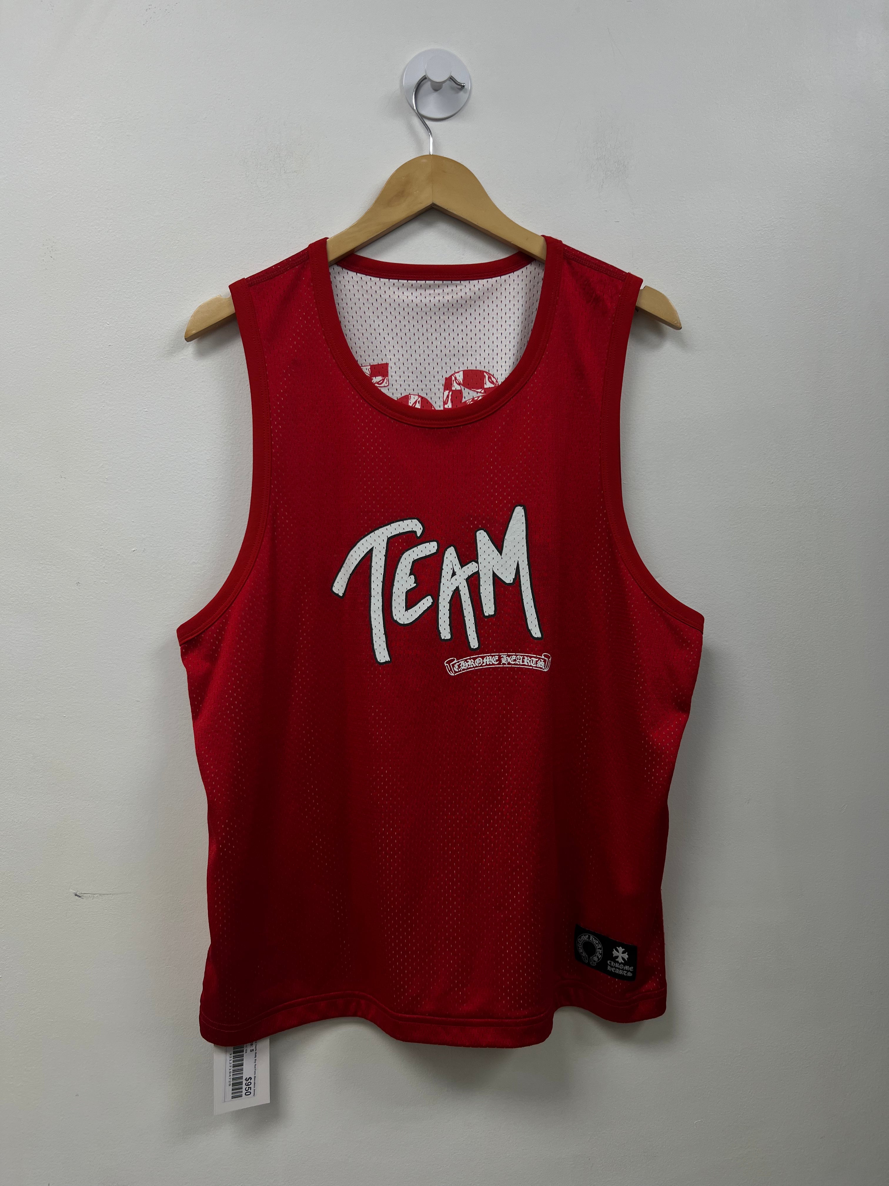 Chrome Hearts Matty Boy Red Form Sleeveless Jersey