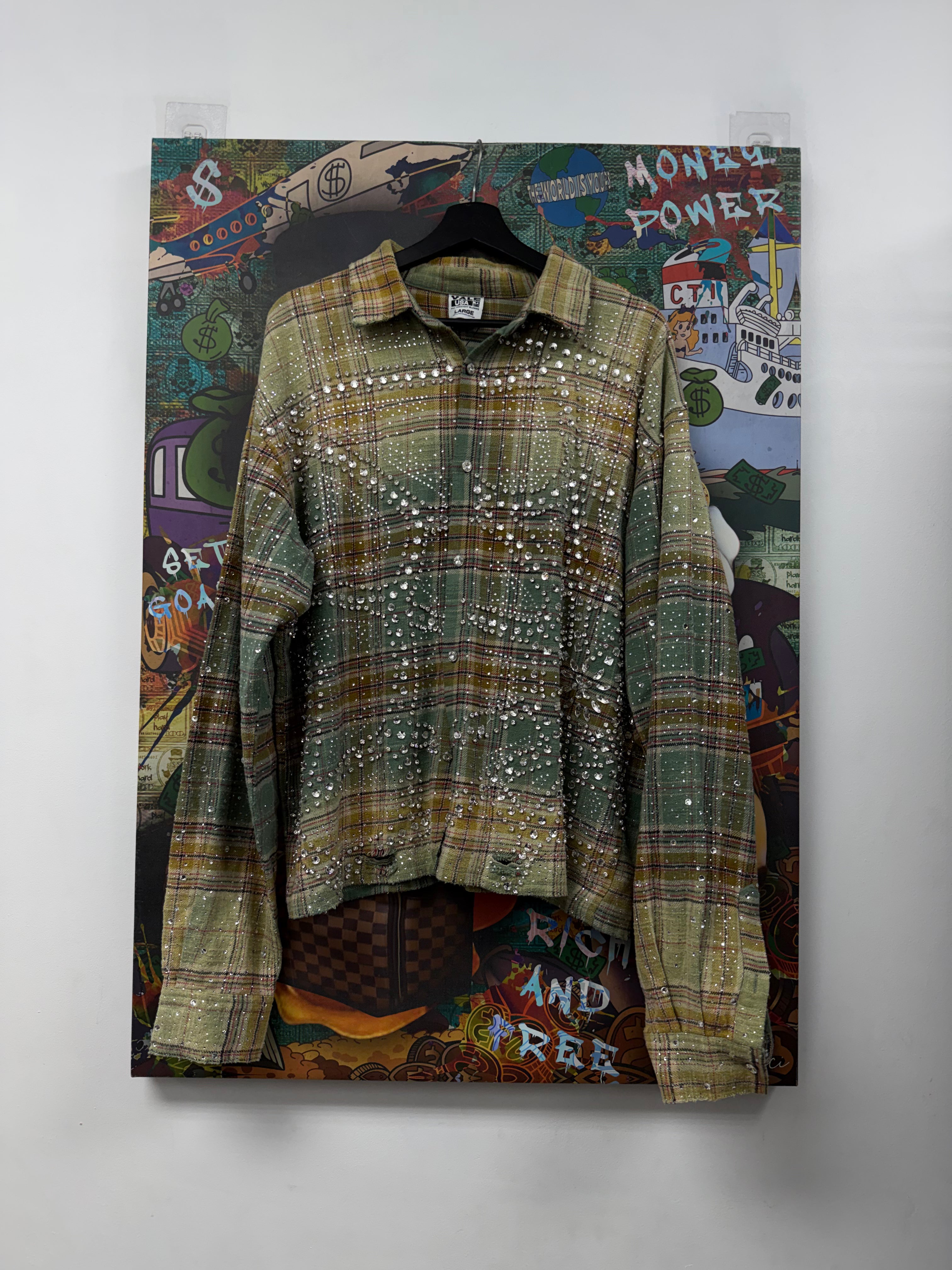 Vale Mystikal Green Flannel