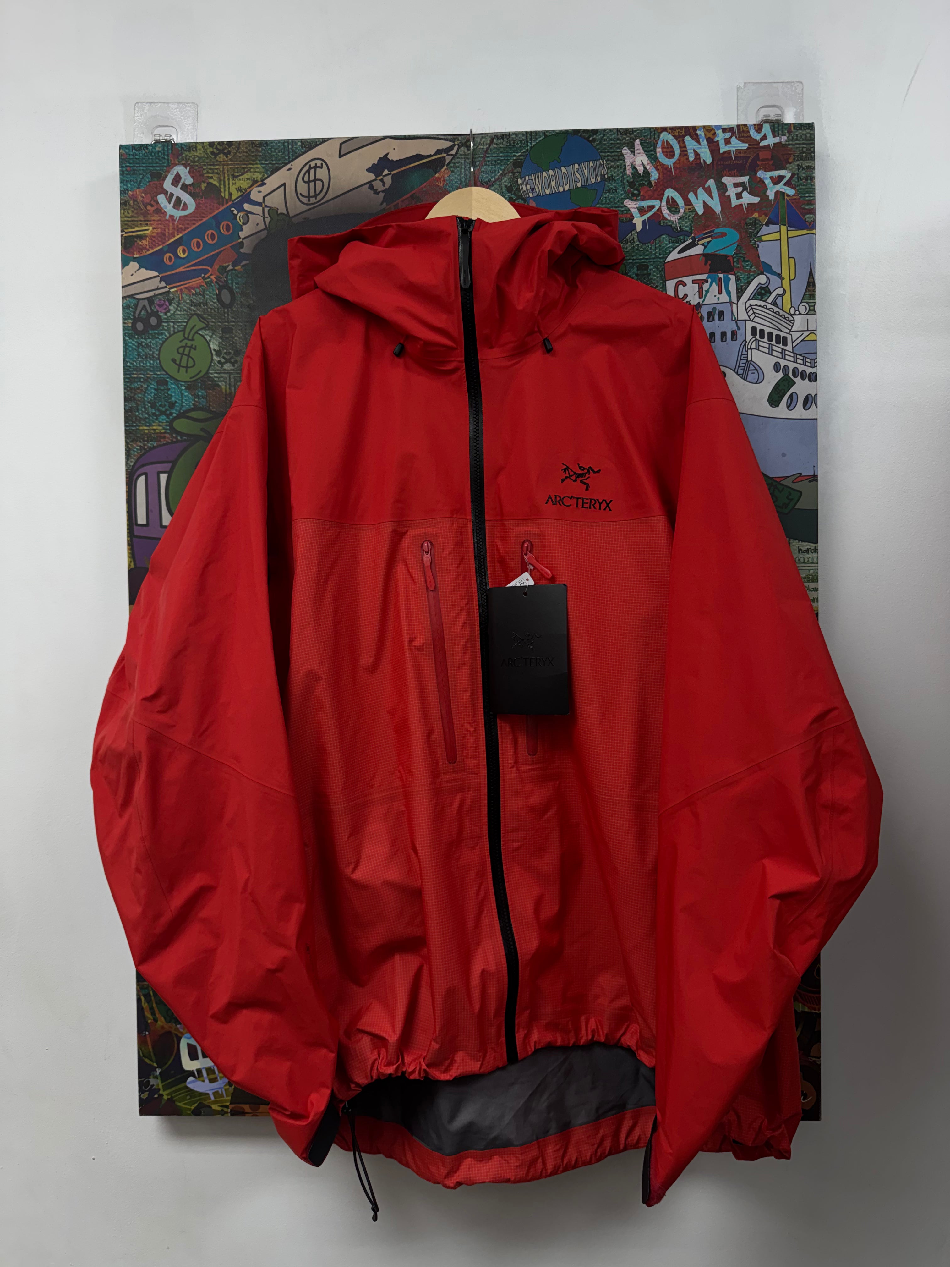 Arcteryx SV Red Windbreaker Jacket