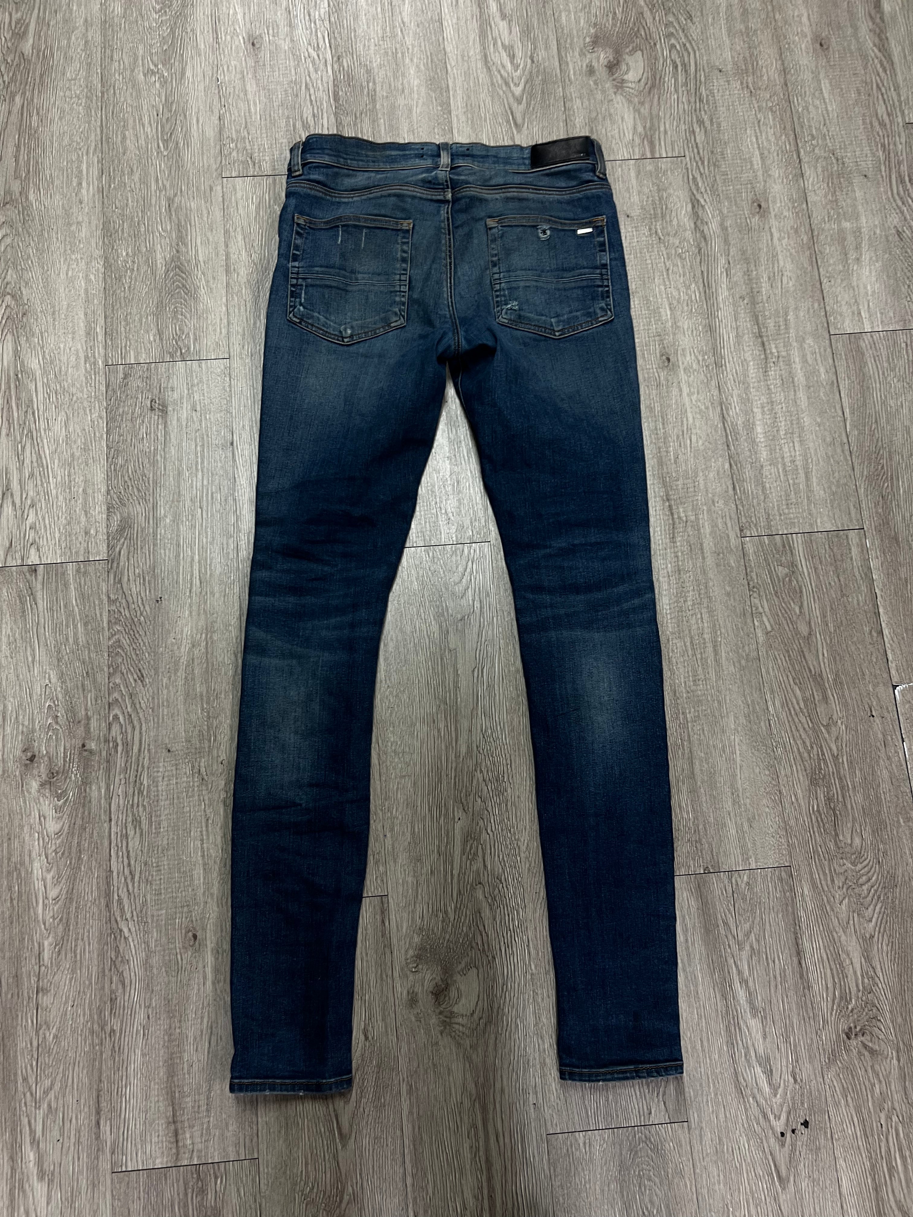 Amiri MX1 Deep Classic Black Patch Jeans