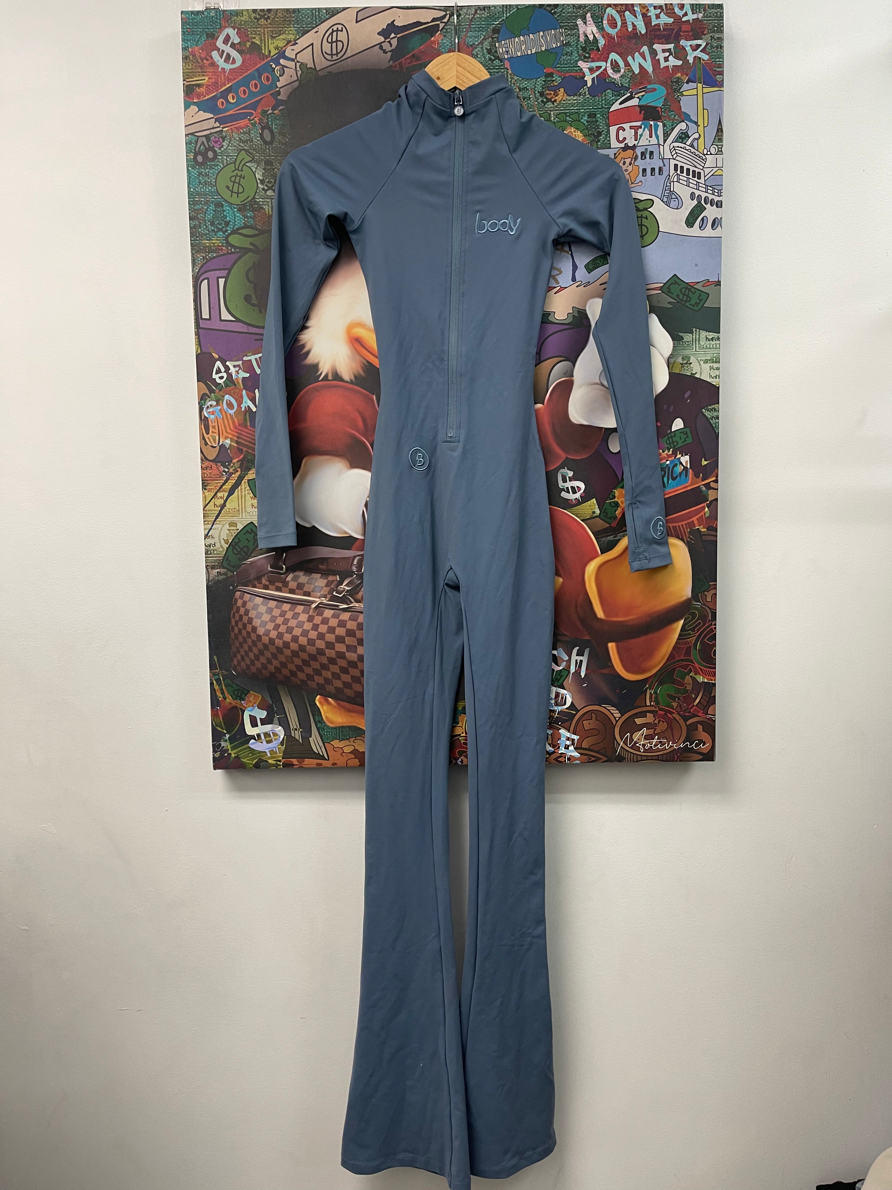 Body By Raven Basic Denim Blue Sweatsuit