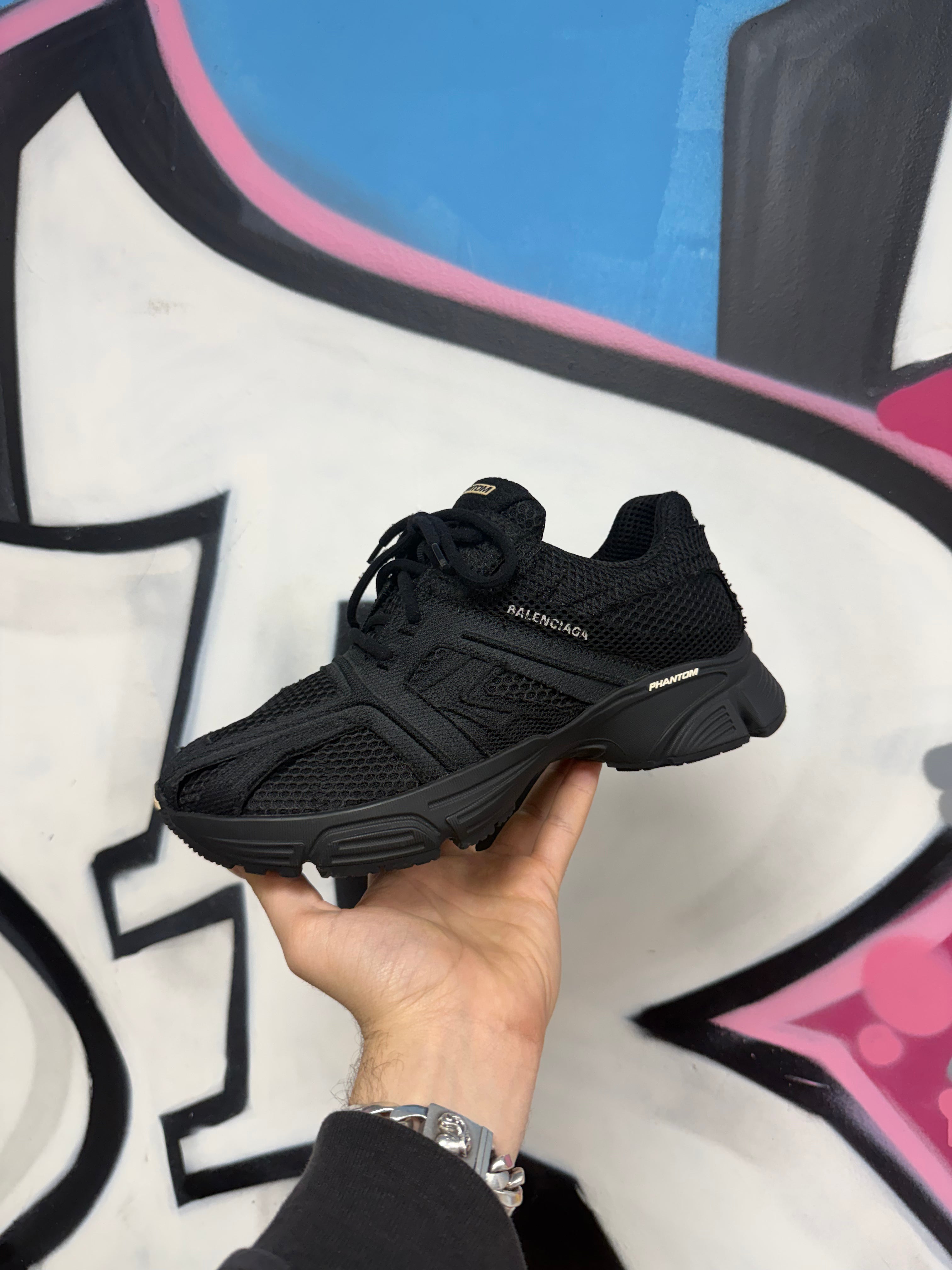 Balenciaga Black Phantom Sneakers