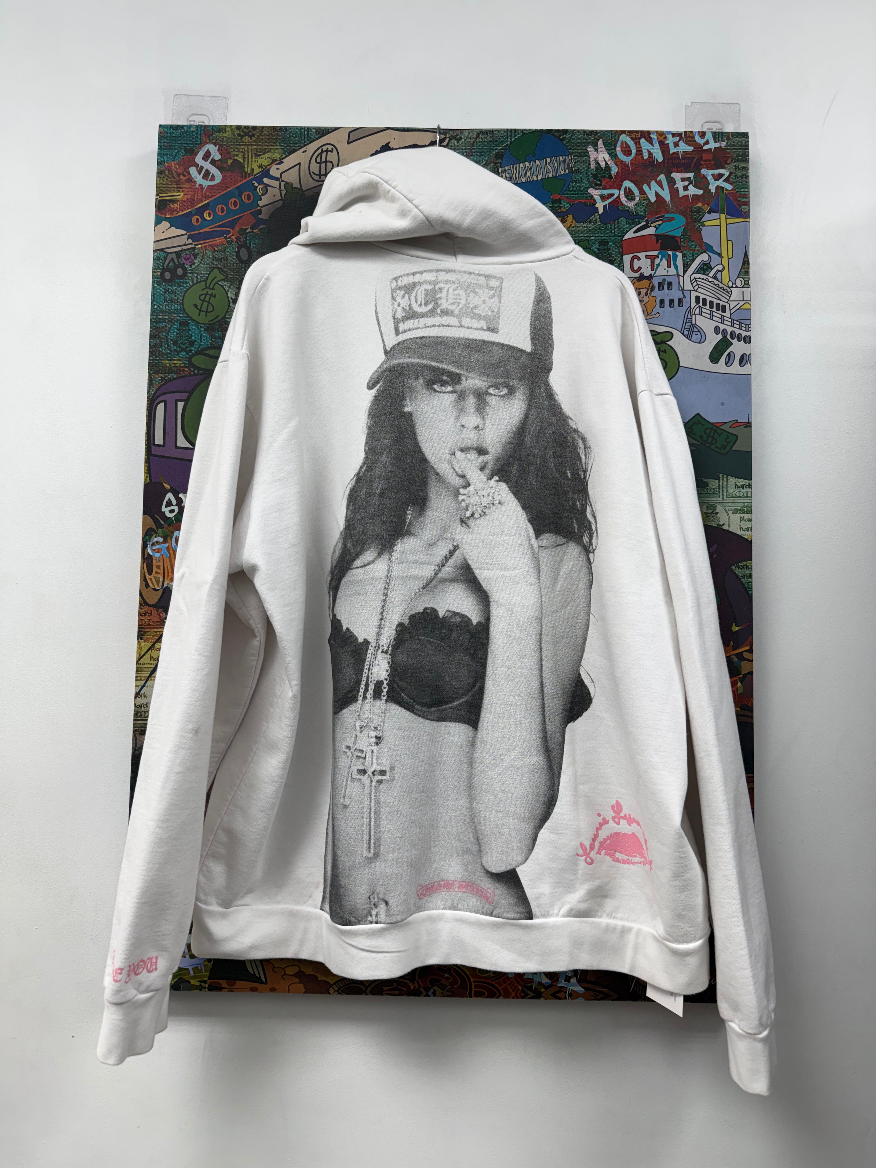 Chrome Hearts White Laurie Lynn Stark Hoodie