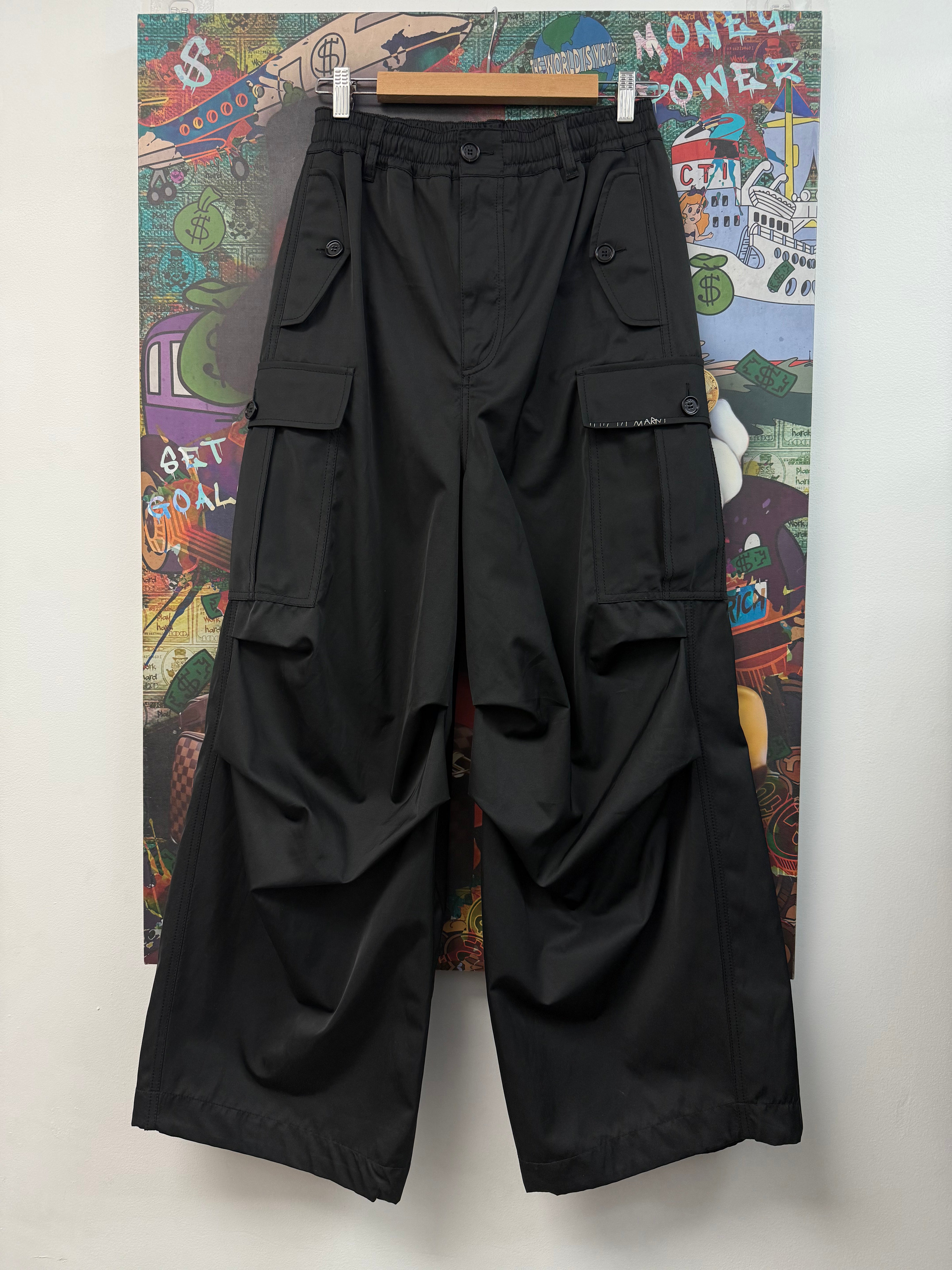 Marni Nylon Cargo Pants
