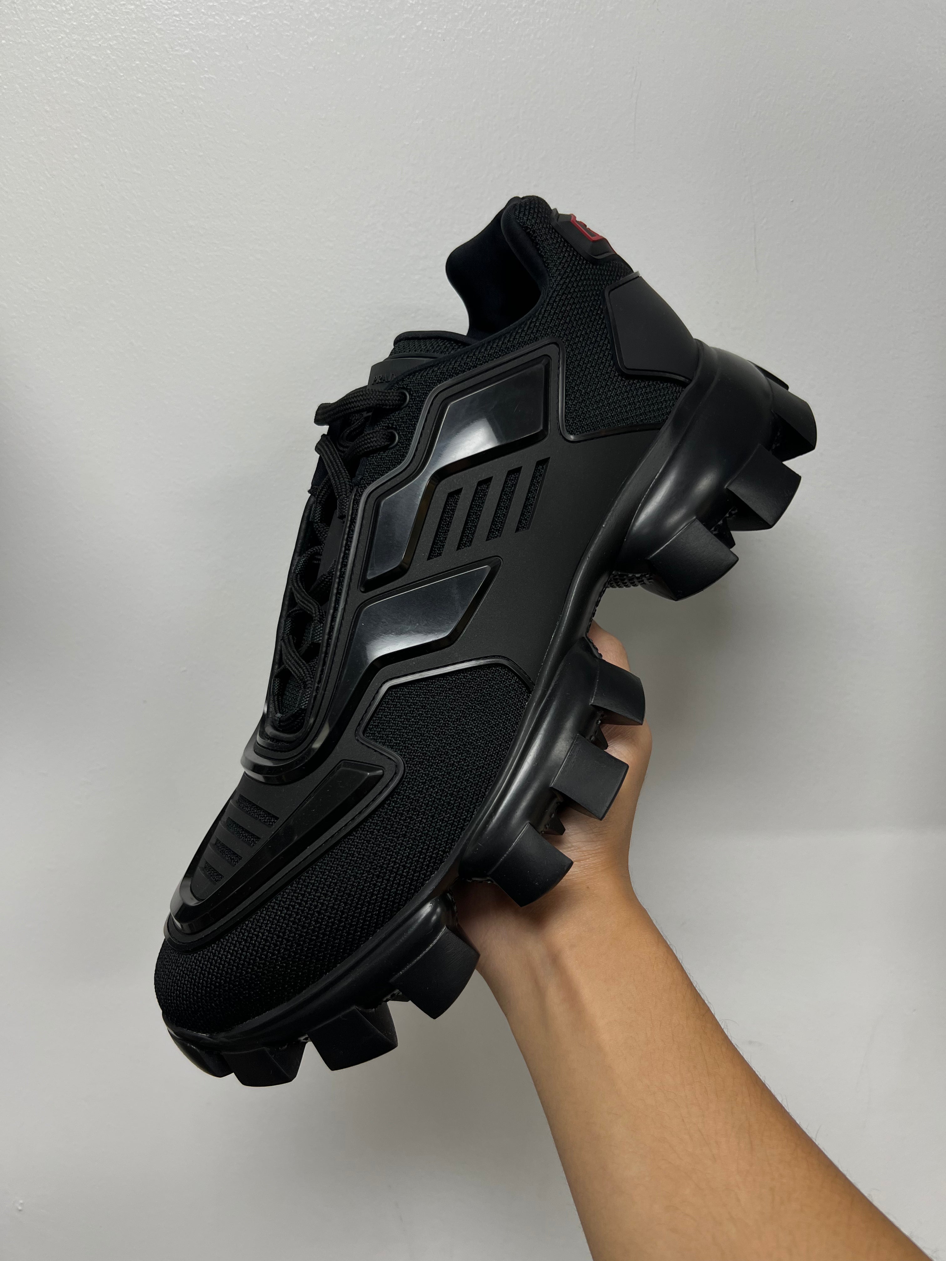 Prada Black Cloudbust Sneakers