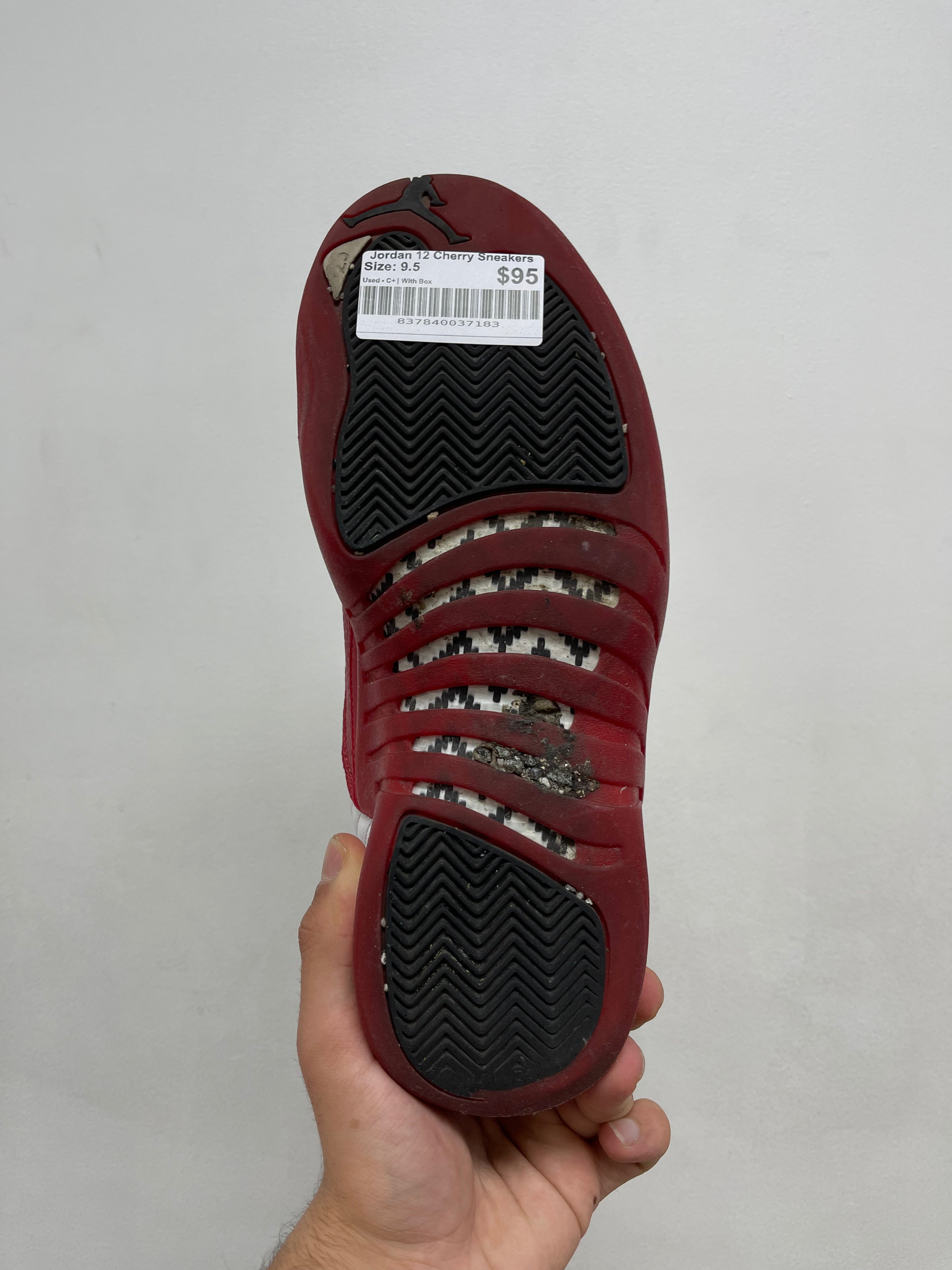 Jordan 12 Cherry Sneakers