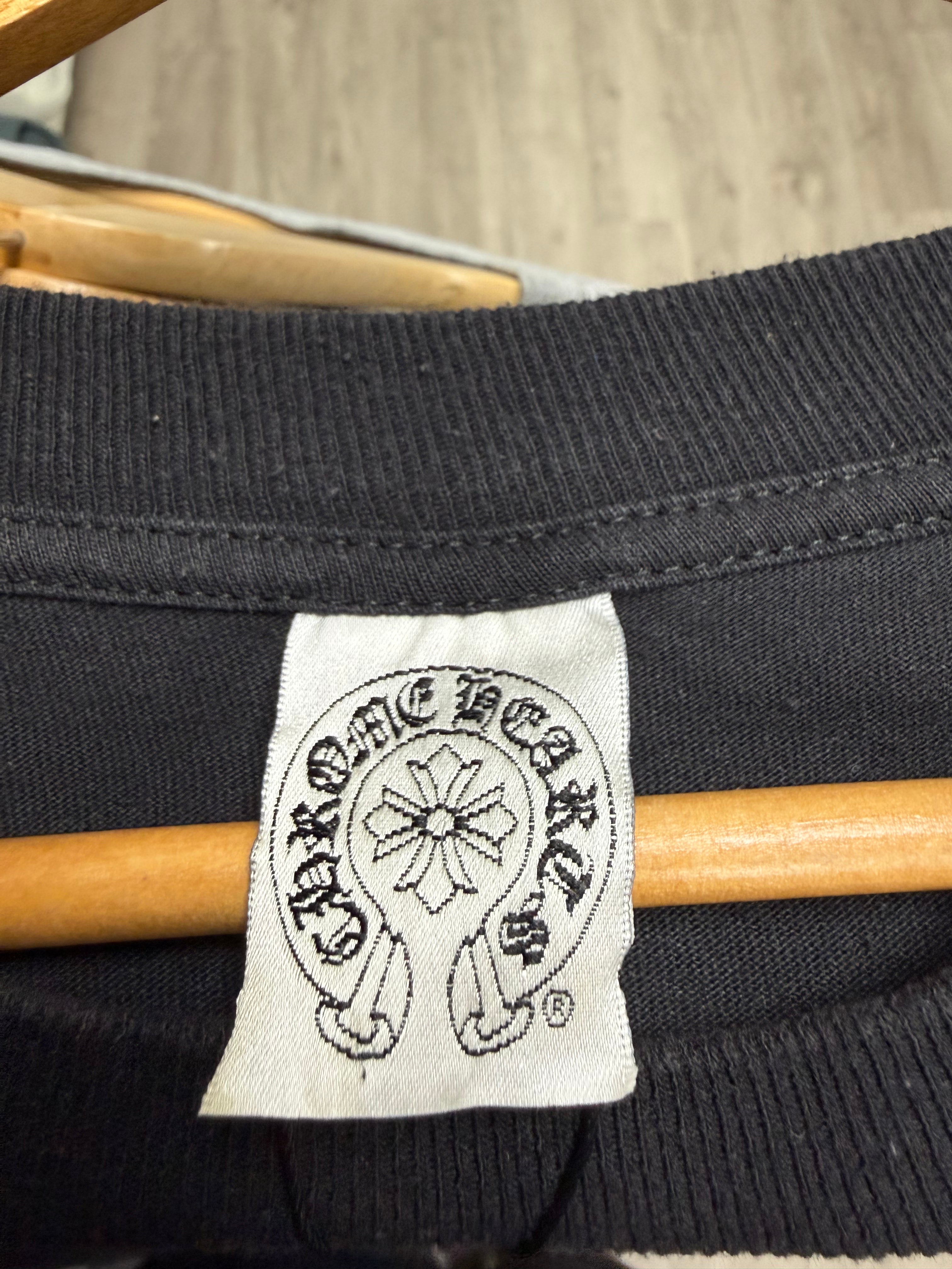 Chrome  Hearts Black Tonal Dagger Long Sleeve