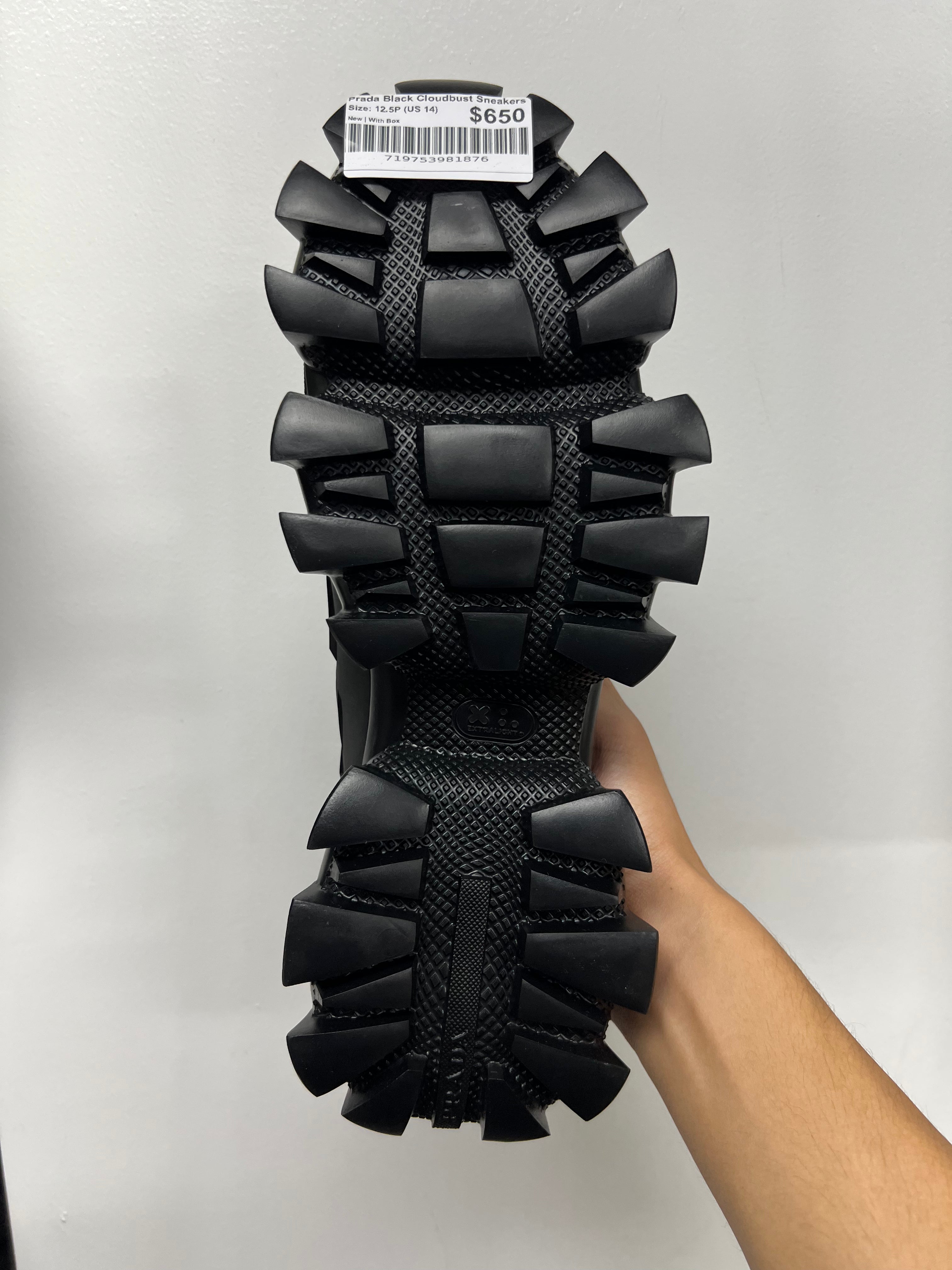 Prada Black Cloudbust Sneakers