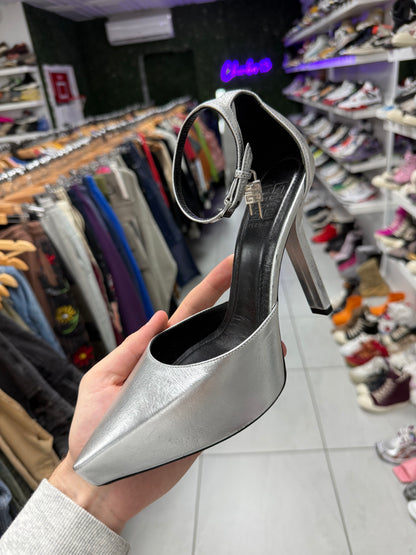 Givenchy Heels Silver Foil 36 (4) Used