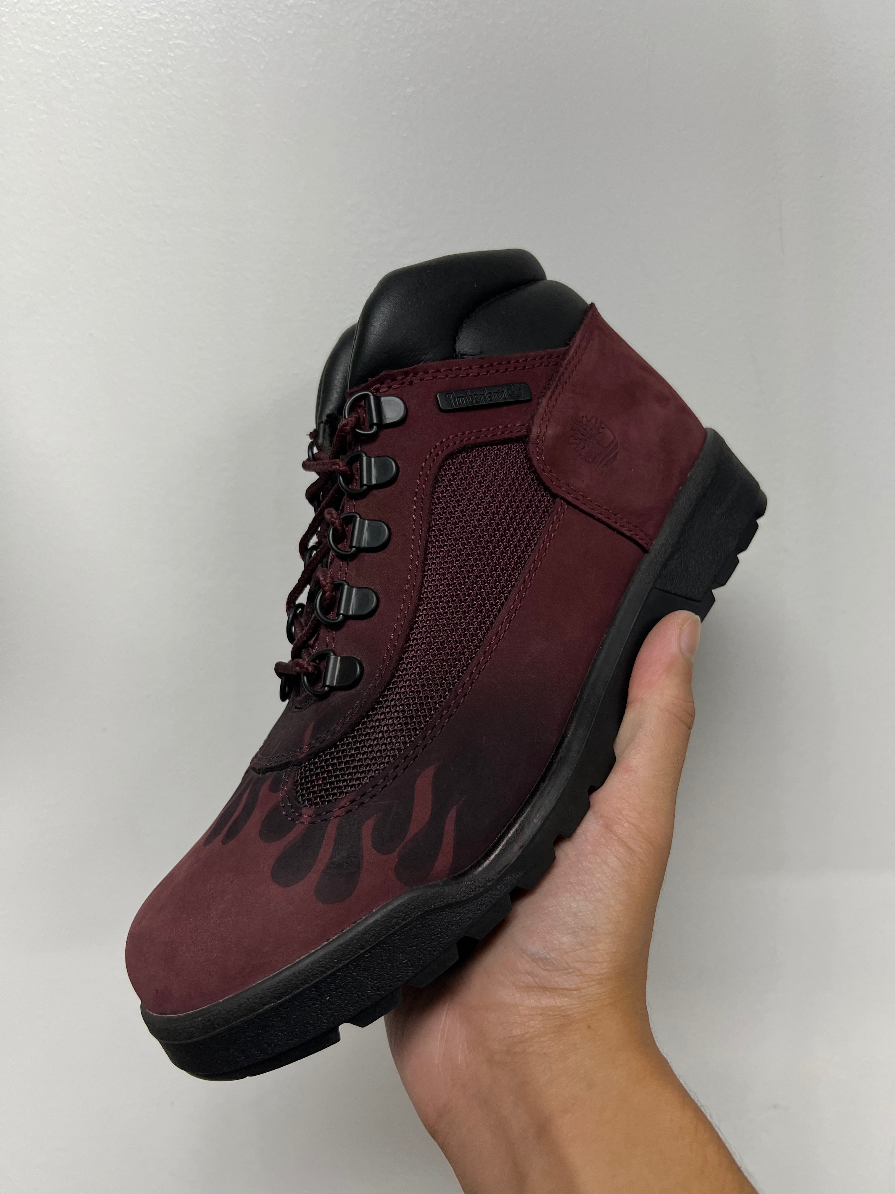 Loso Wav Timberland Burgundy Field Boots
