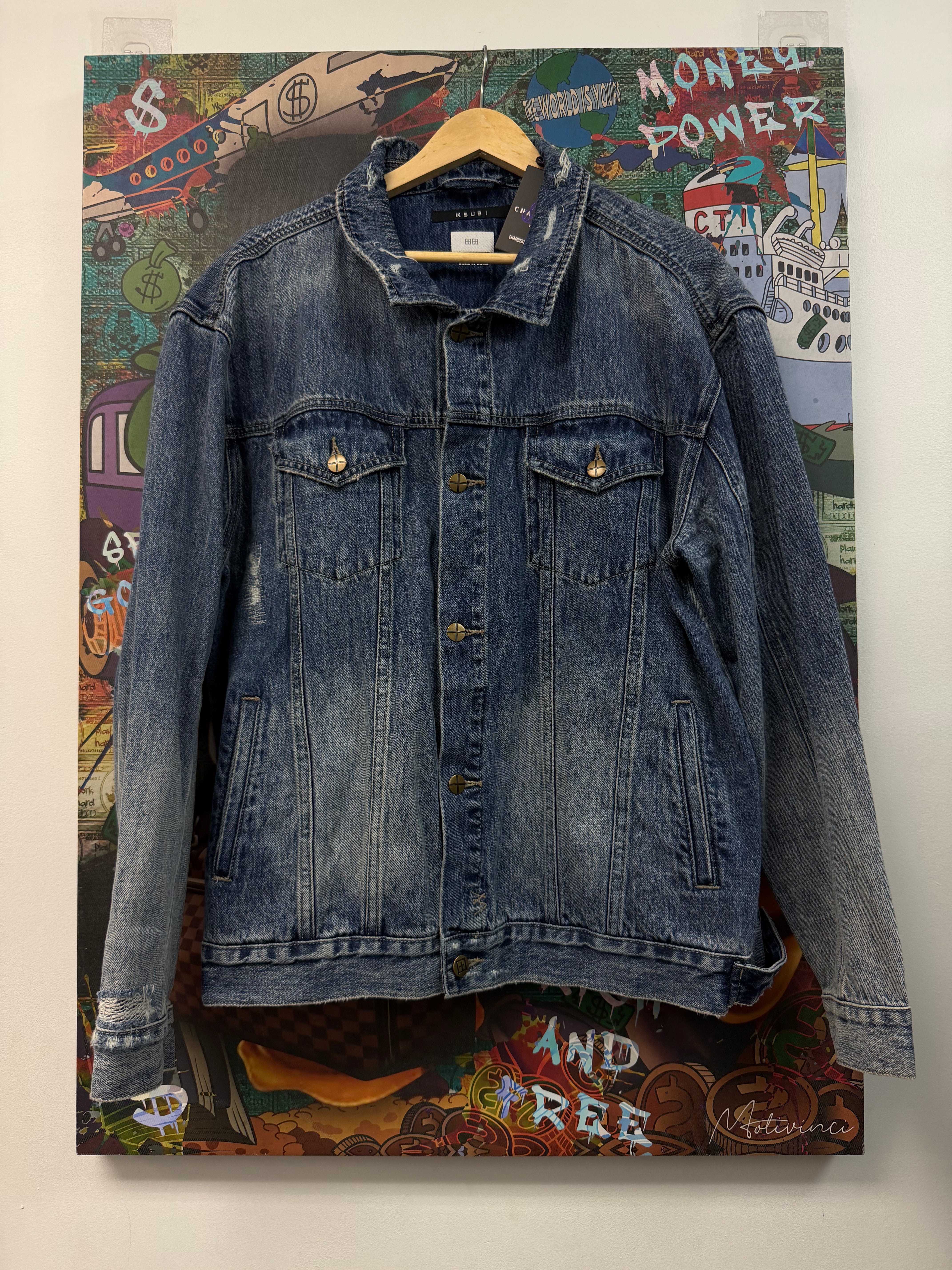 Ksubi Dark Wash Denim Jacket