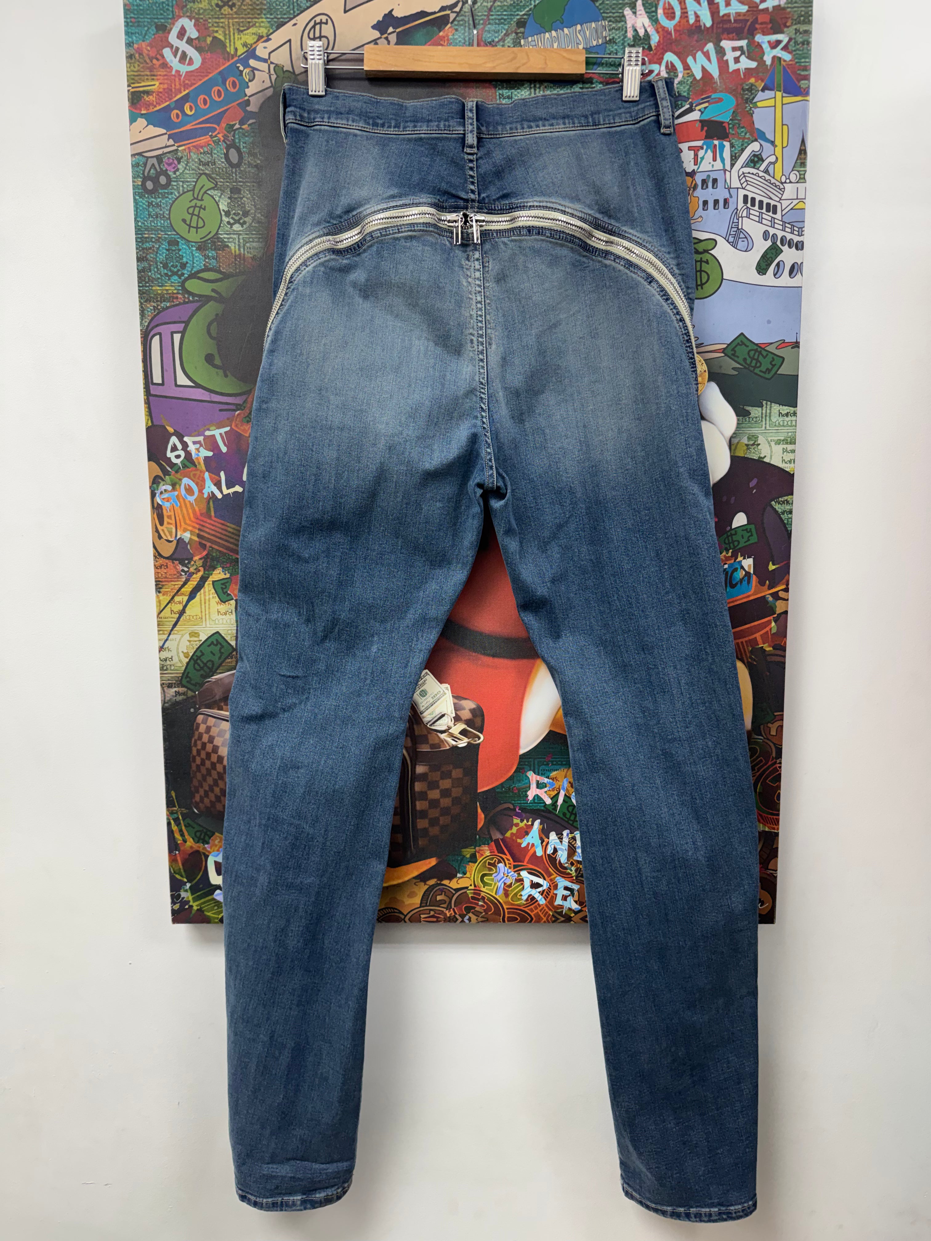 Rick Owens Light Wash Bolan Jeans