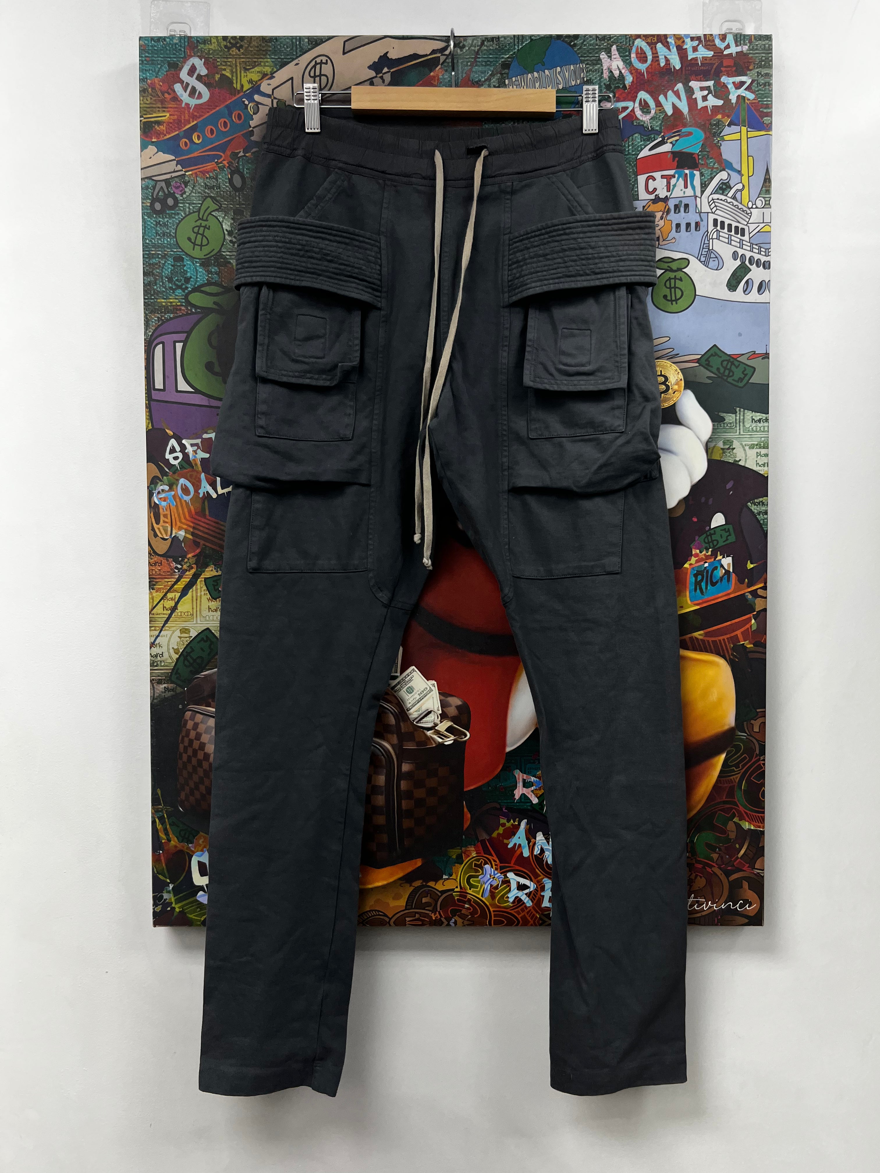 Rick Owens Grey Creatch Sweats