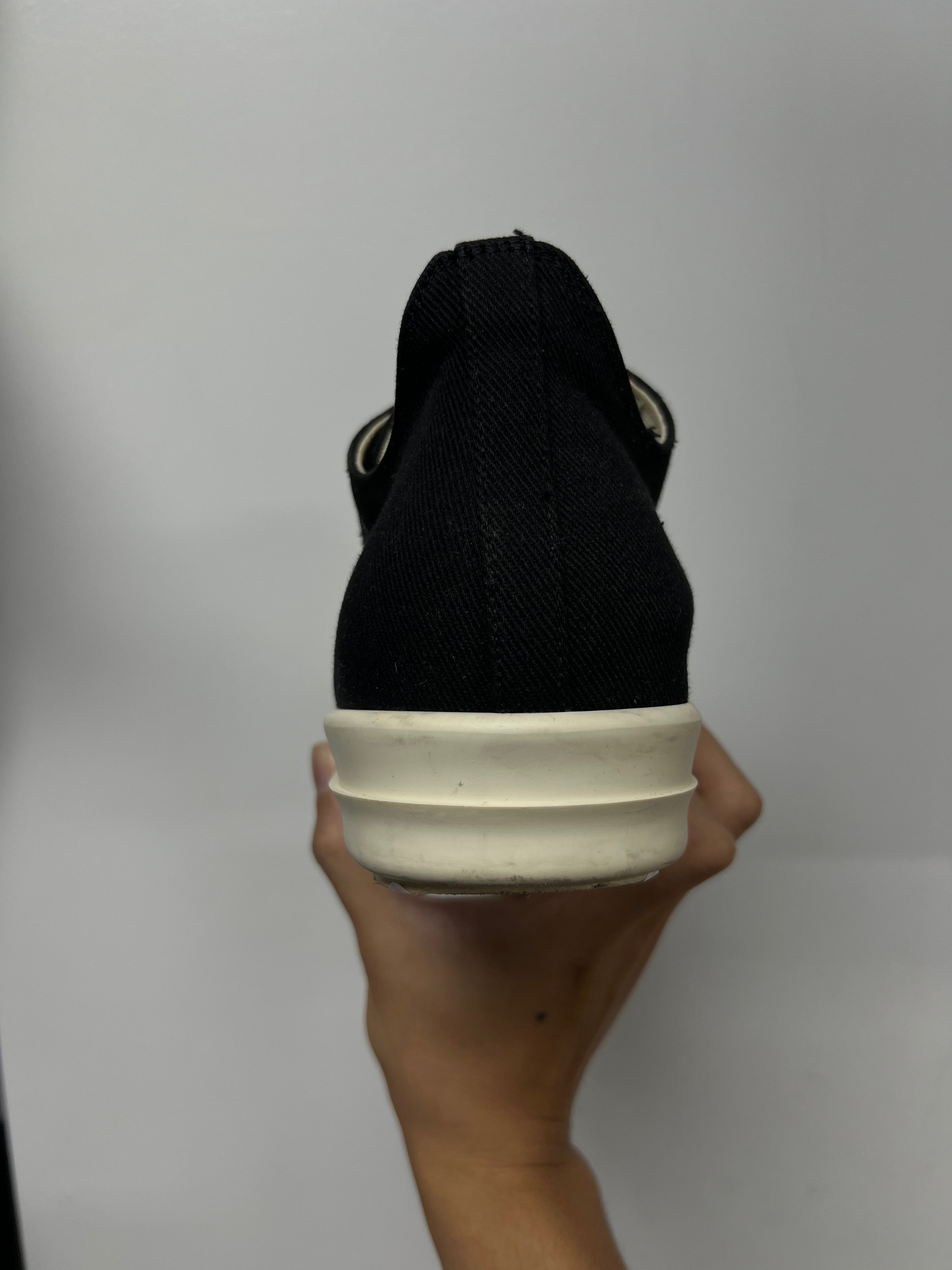 Rick Owens Black & Milk DRKSHDW Penta Ramone Low Sneakers