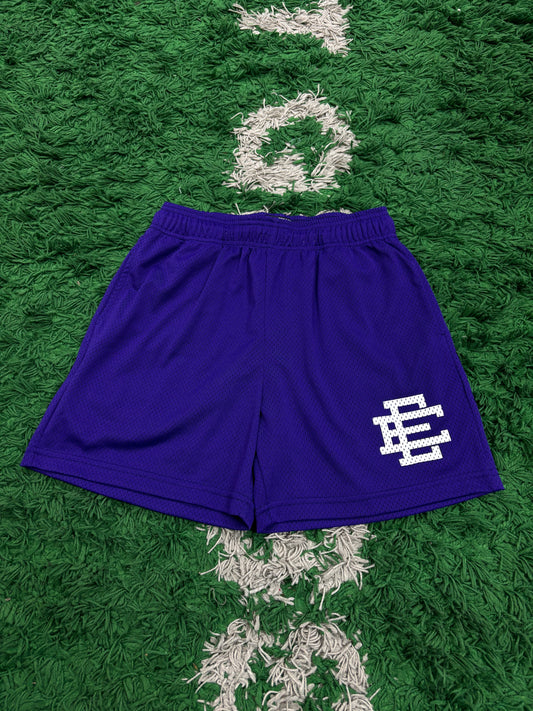 EE Shorts Purple White New Medium