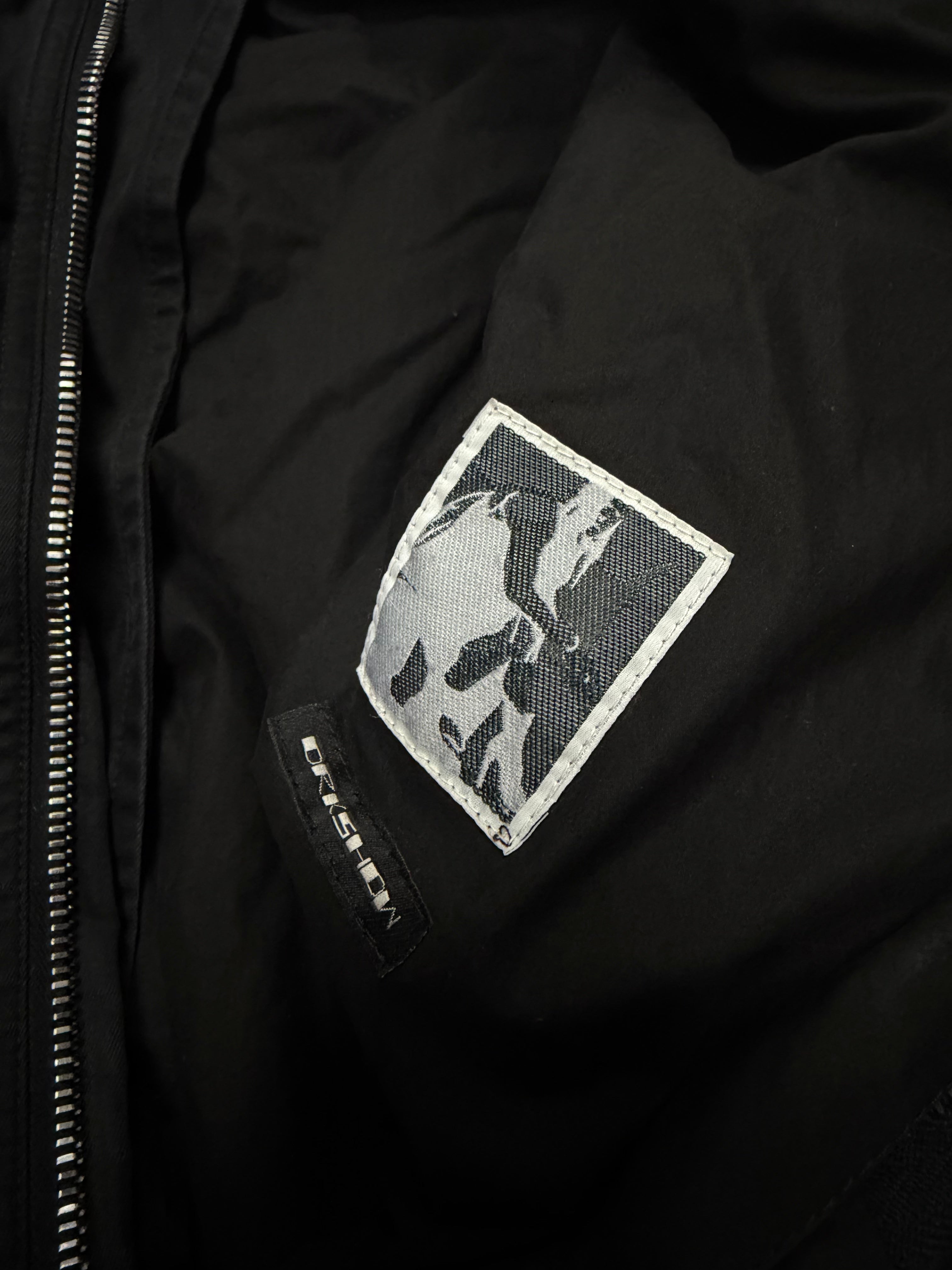 Rick Owens Black Cargo Work Jacket