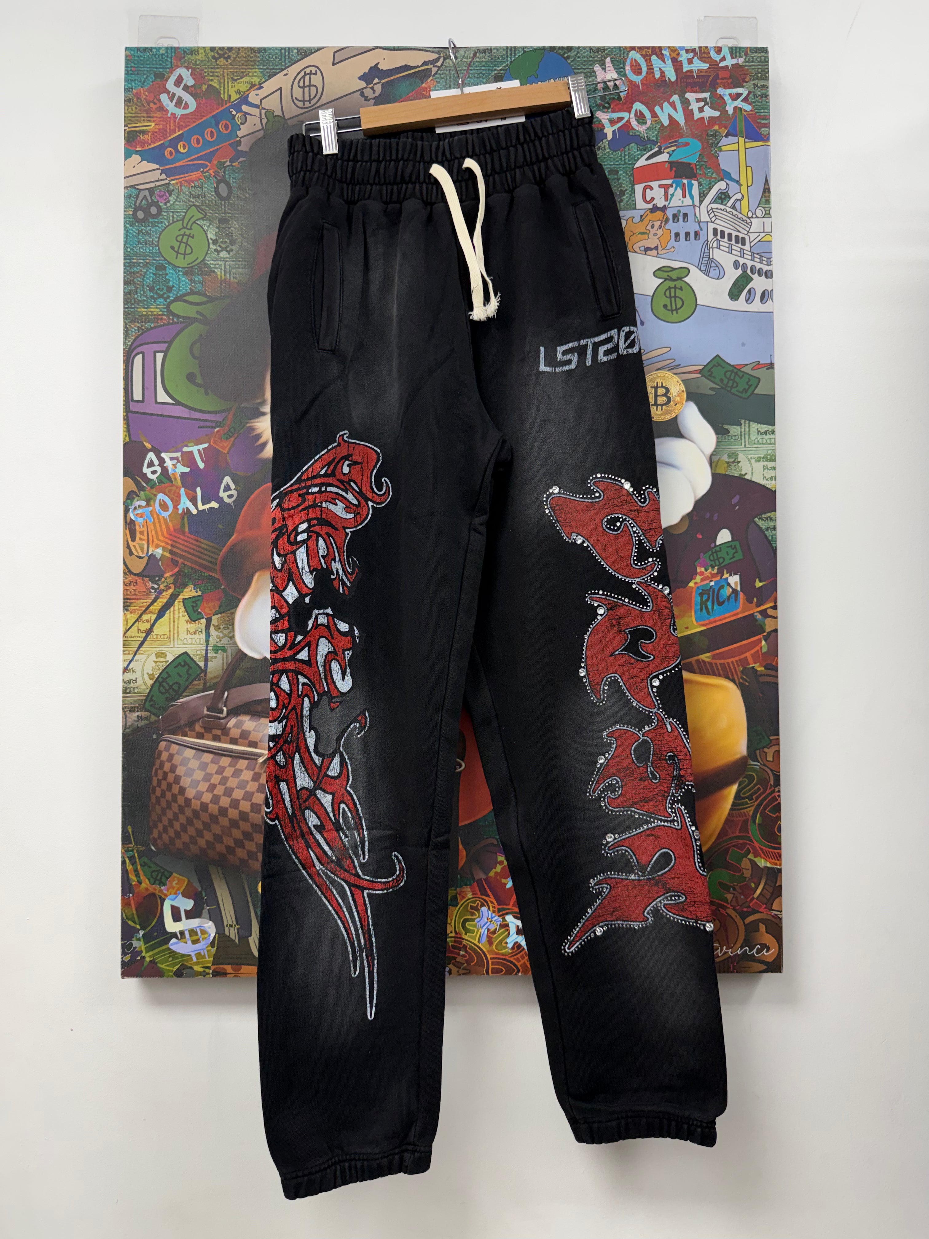 Lost Intricacy Black Wings Sweats