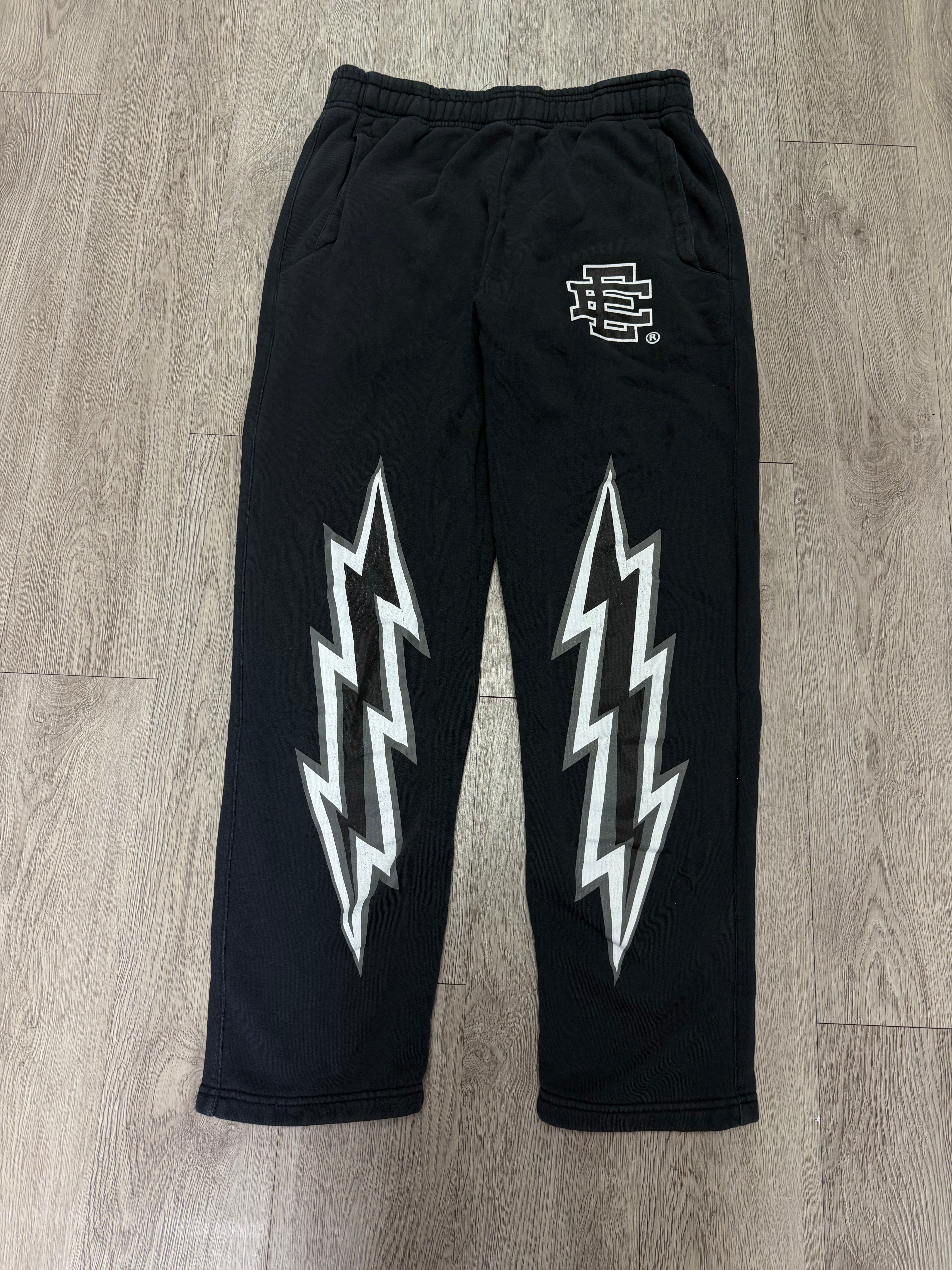Eric Emanuel Black Grey Bolt Sweats