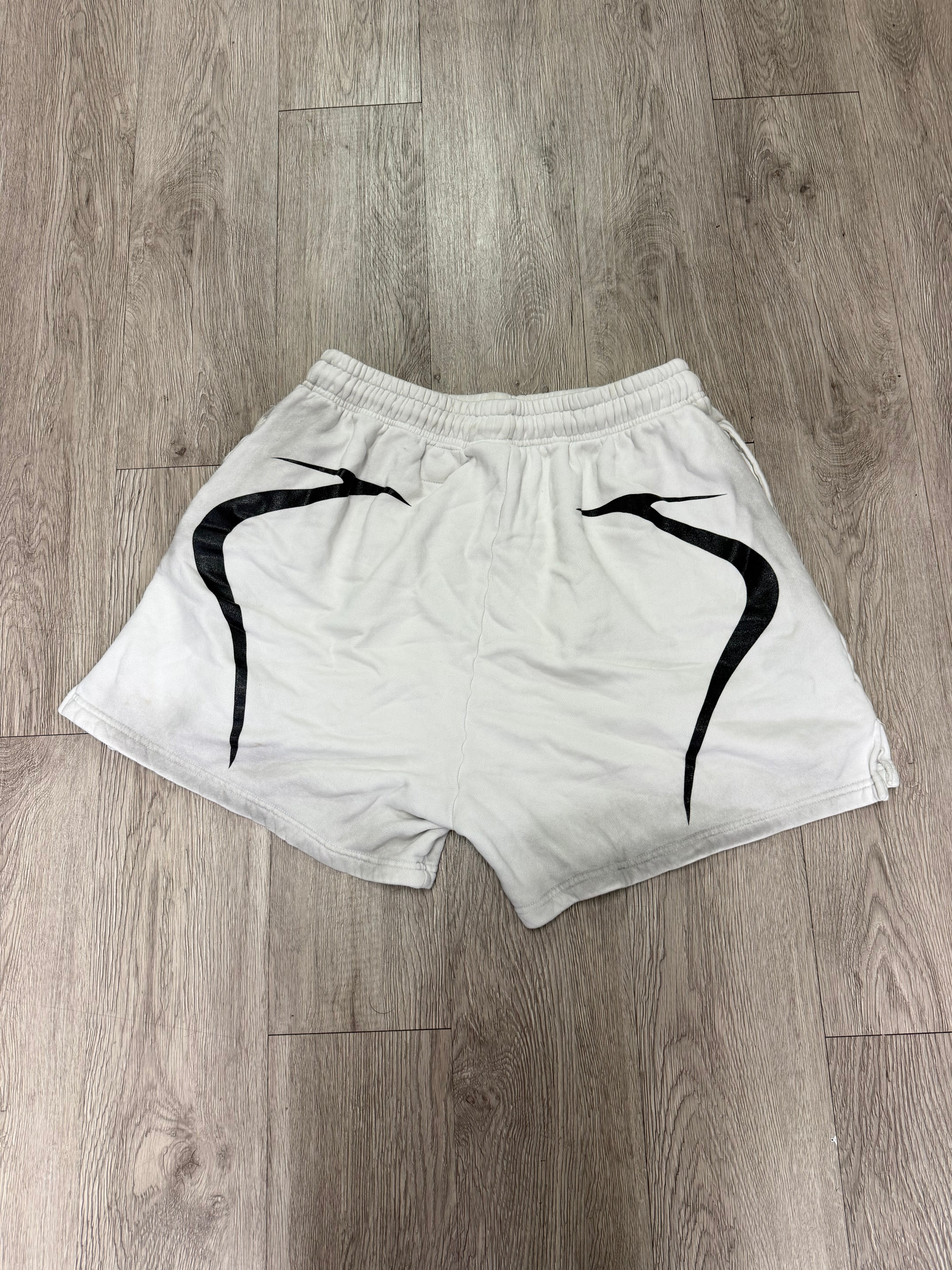 Hellstar White Warm Up Shorts
