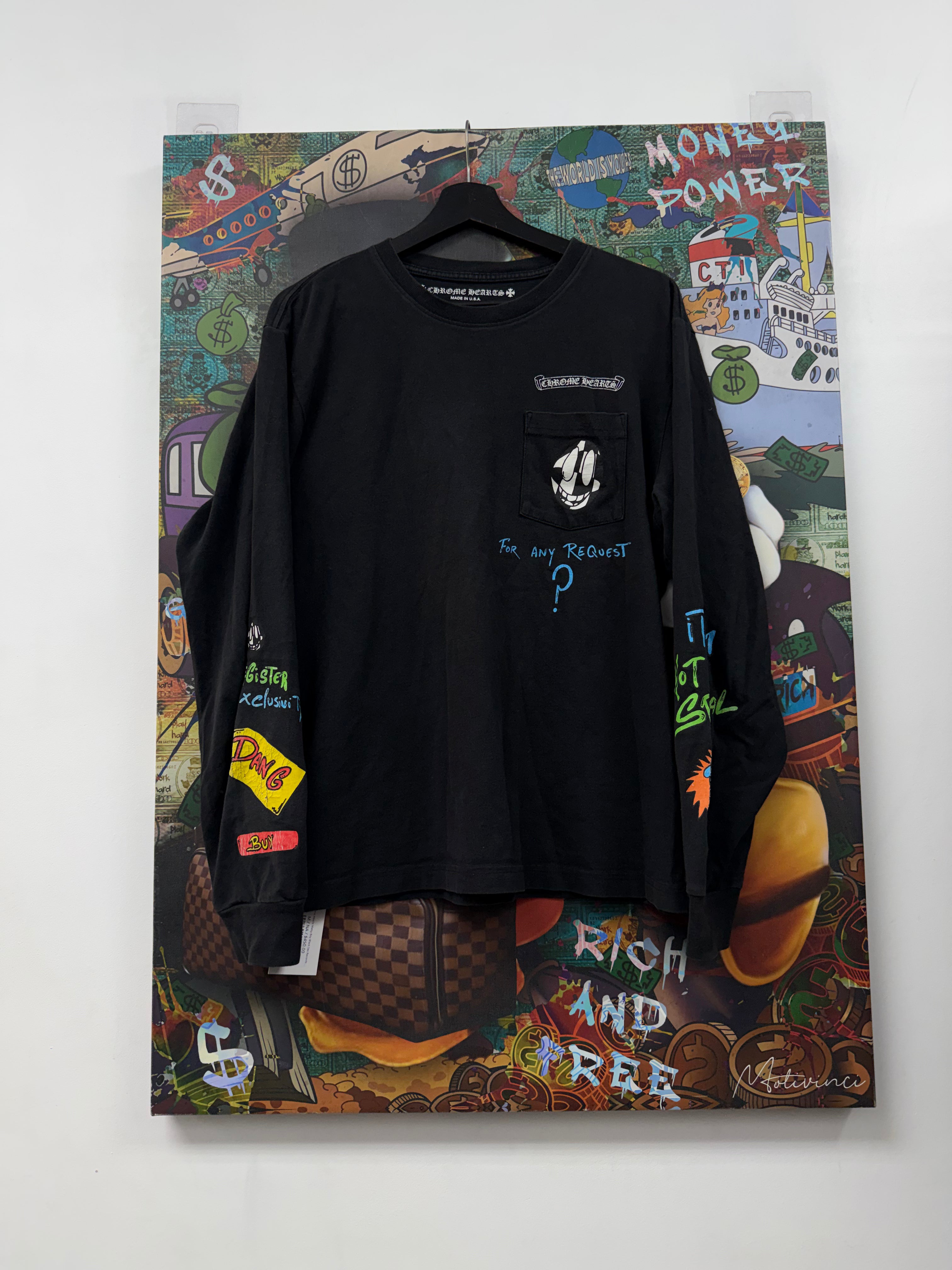 Chrome Hearts Matty Boy Black Sex Records Long Sleeve
