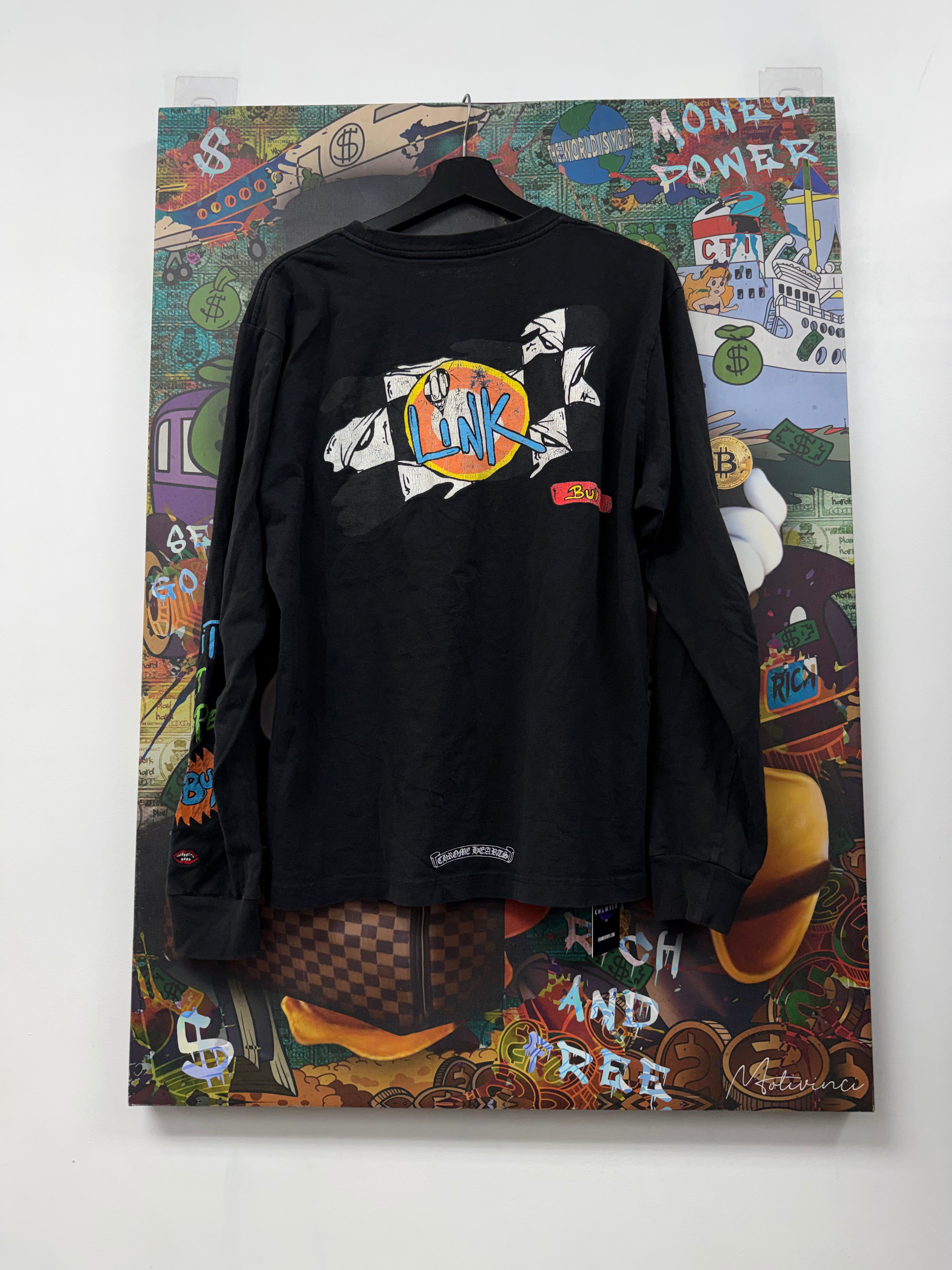 Chrome Hearts Matty Boy Black Sex Records Long Sleeve