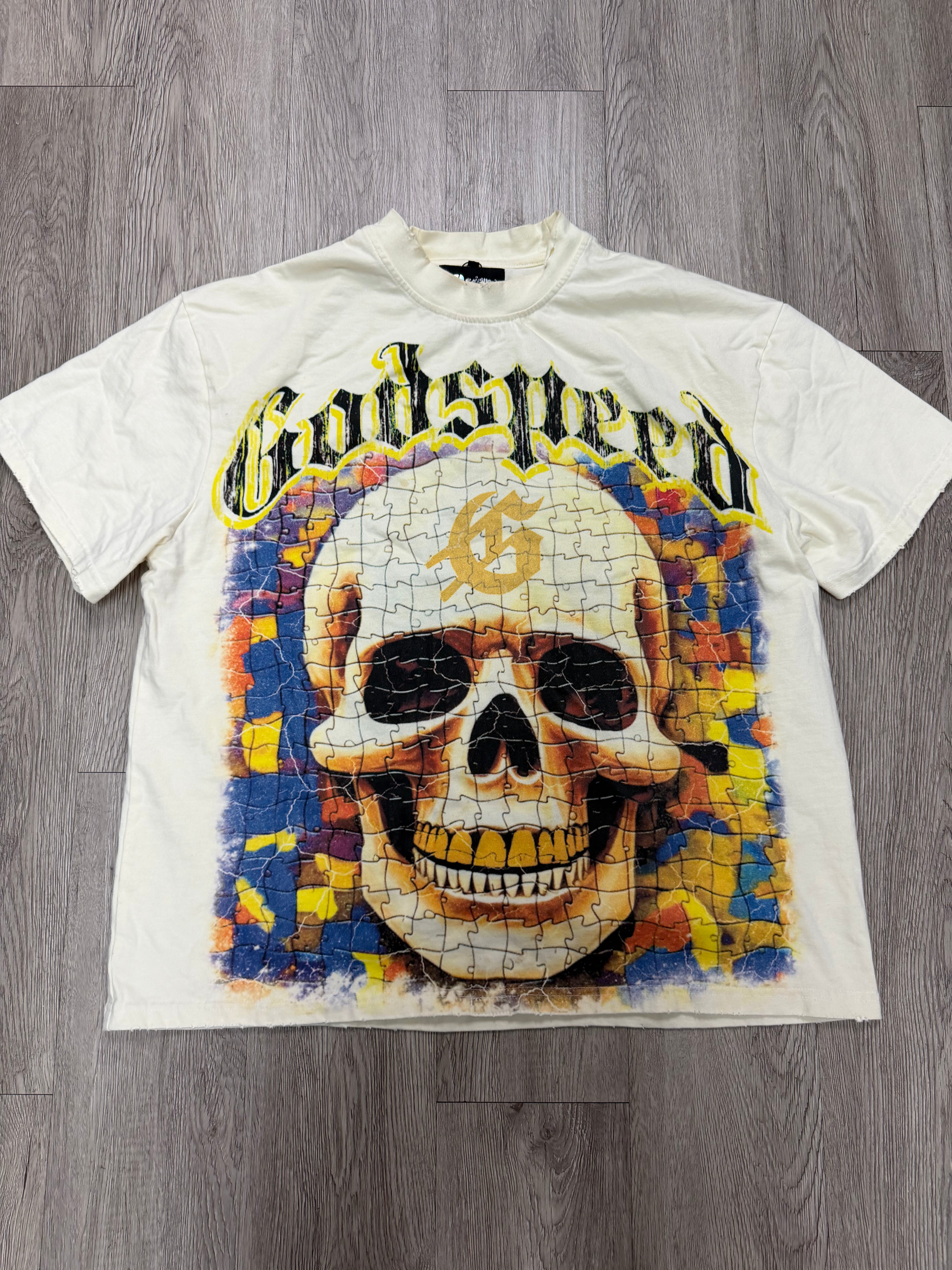 Godspeed Cream Puzzle Tee