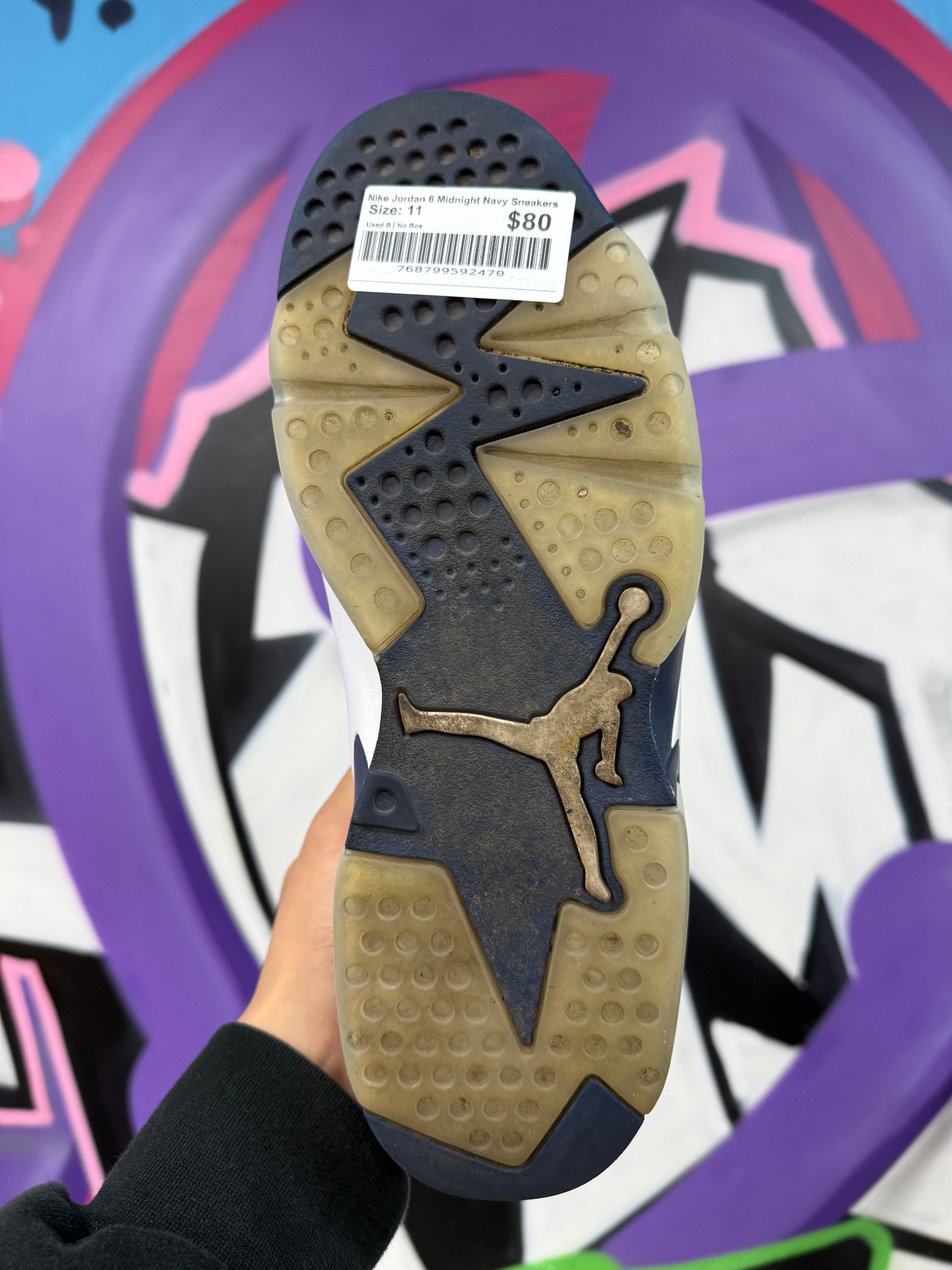 Nike Jordan 6 Midnight Navy Sneakers