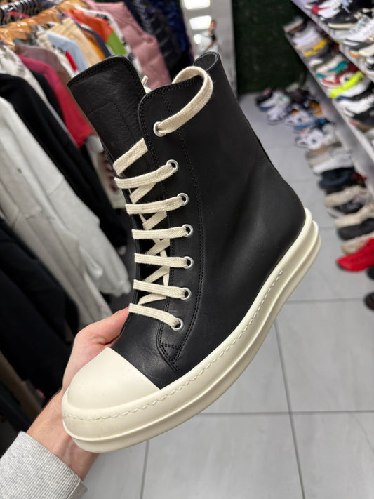 Rick Owens Balck Porterville High Top Sneakers New 40 (US 7) With Box