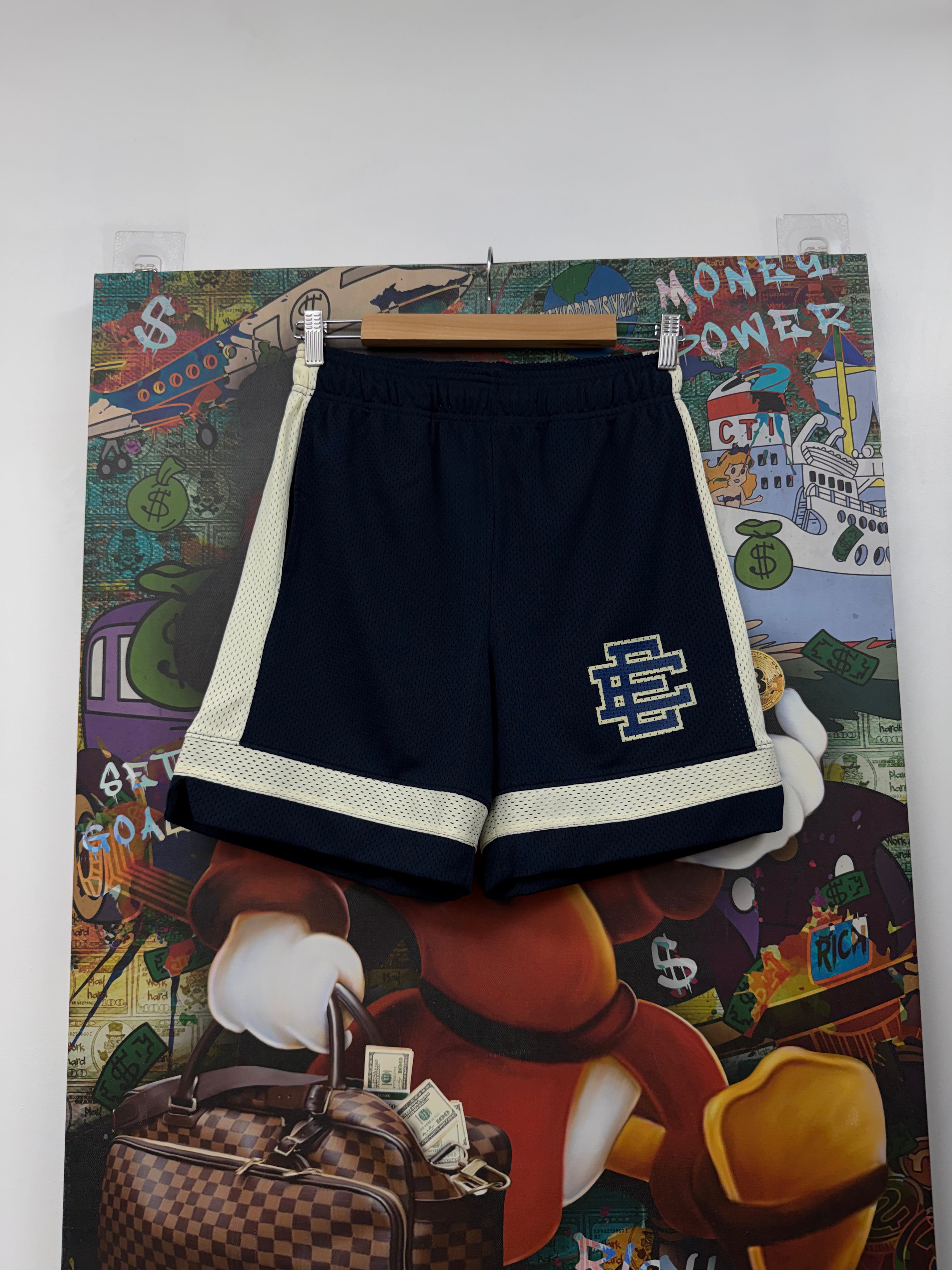 Eric Emanuel Navy Cream V2 Shorts