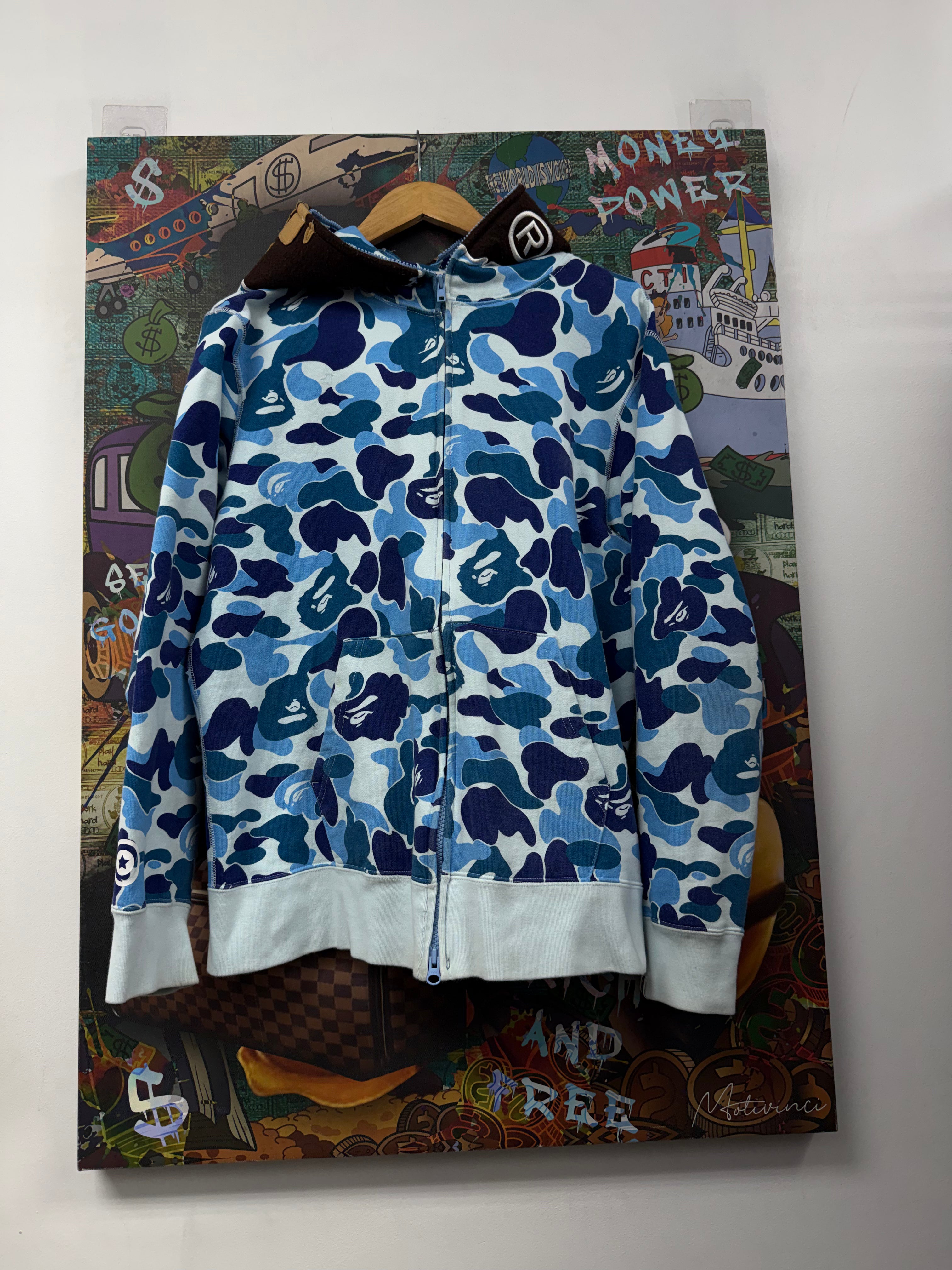 BAPE Baby Blue Camo Sweatsuit