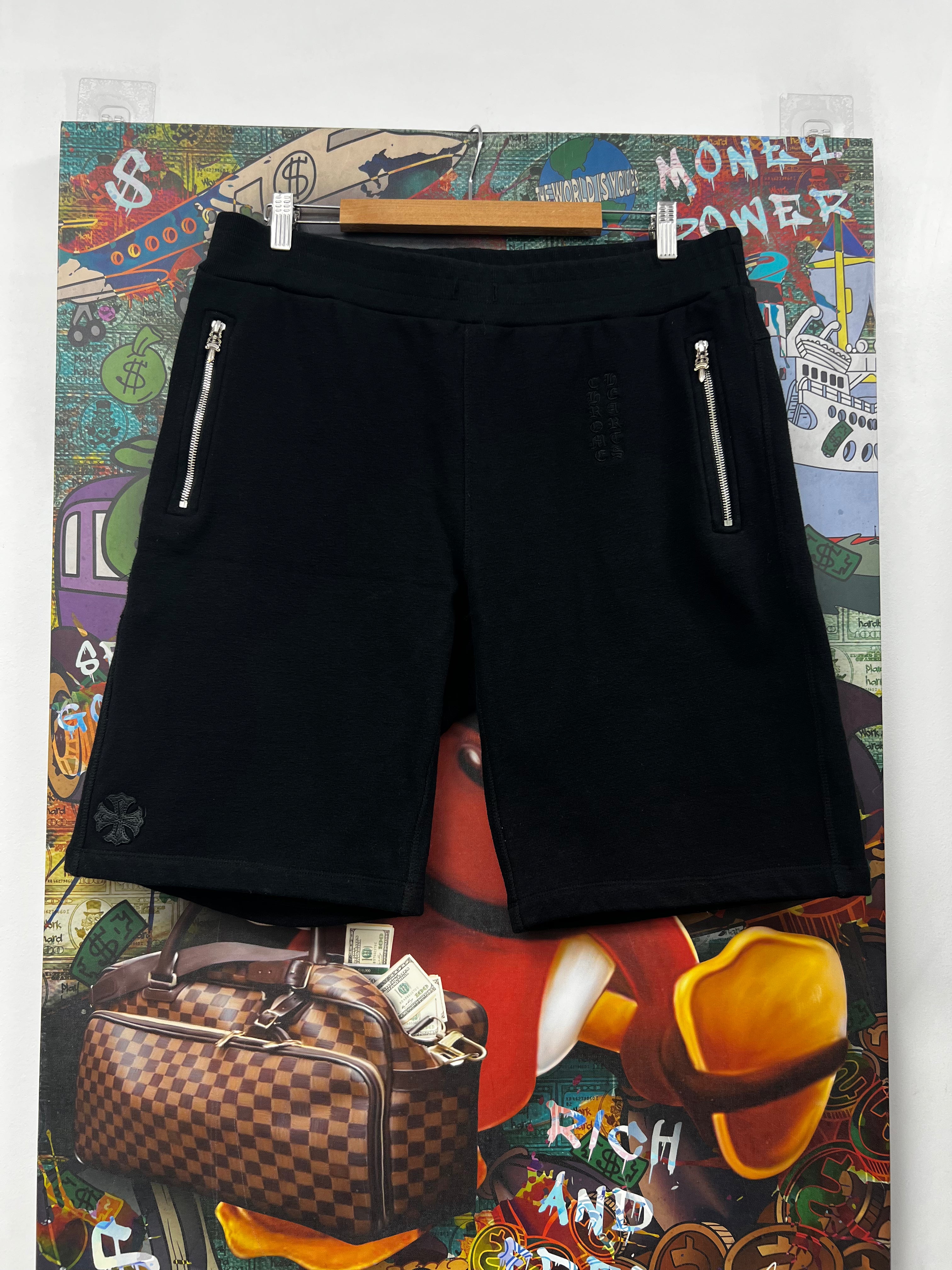 Chrome  Hearts Black Y-Not Plus Patch Shorts Shorts