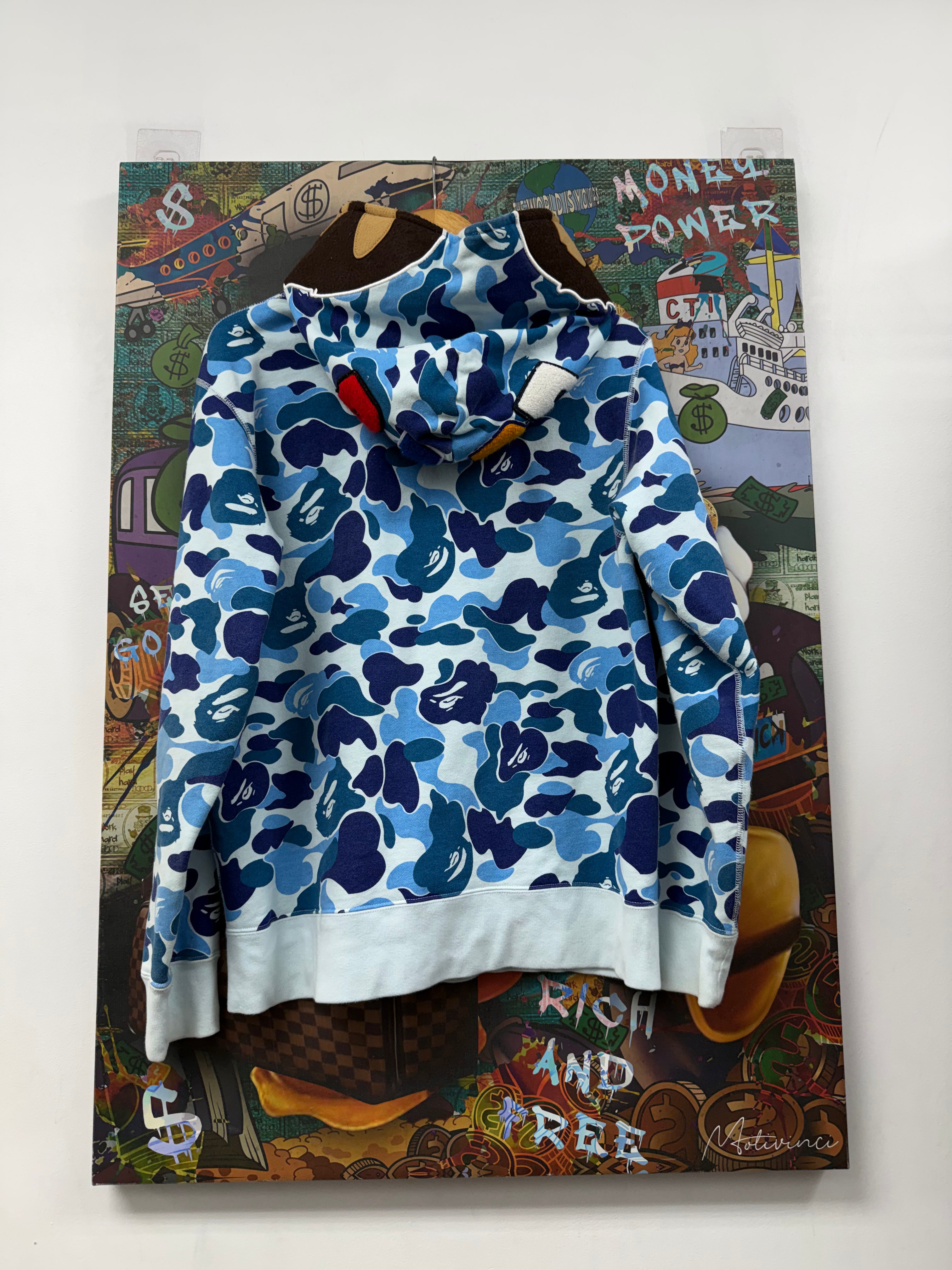 BAPE Baby Blue Camo Sweatsuit