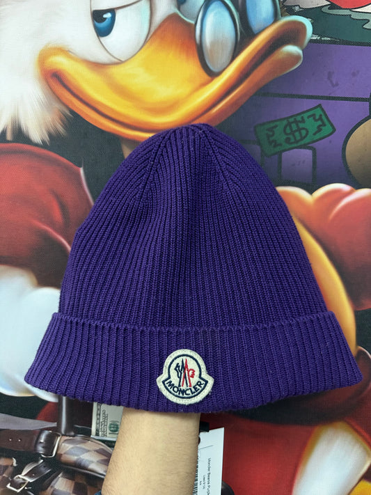 Moncler Beanie Purple Used OS