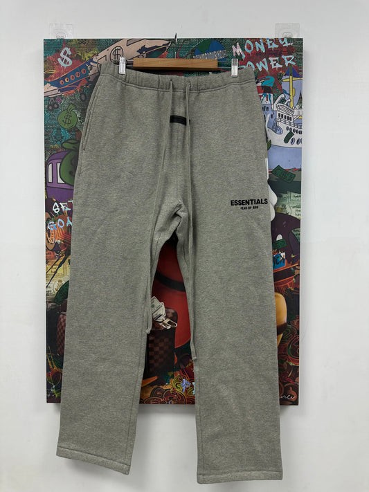 Essentials Relaxed Sweats Dark Oatmeal New Large With Tags